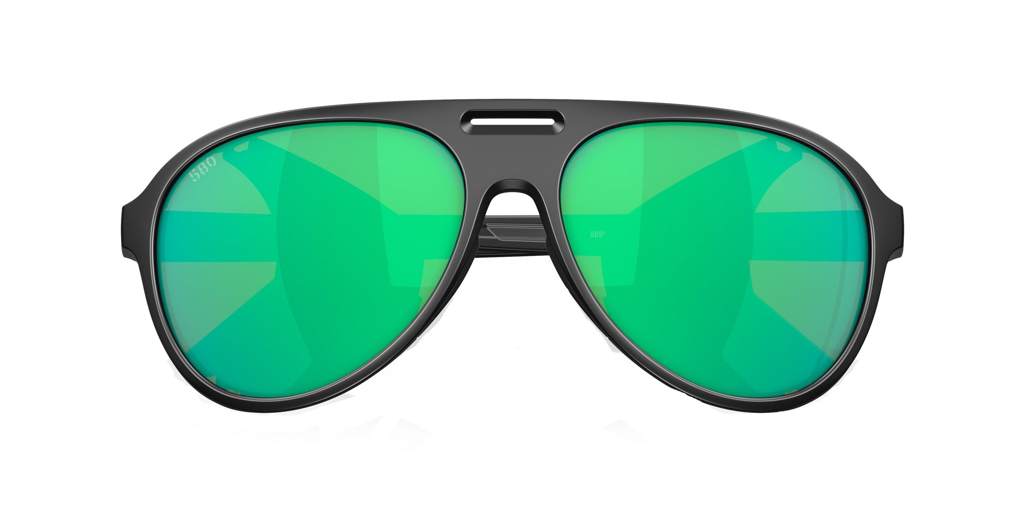 Costa Del Mar Grand Catalina Sunglasses - BLACK/GREEN Thumbnail View 7