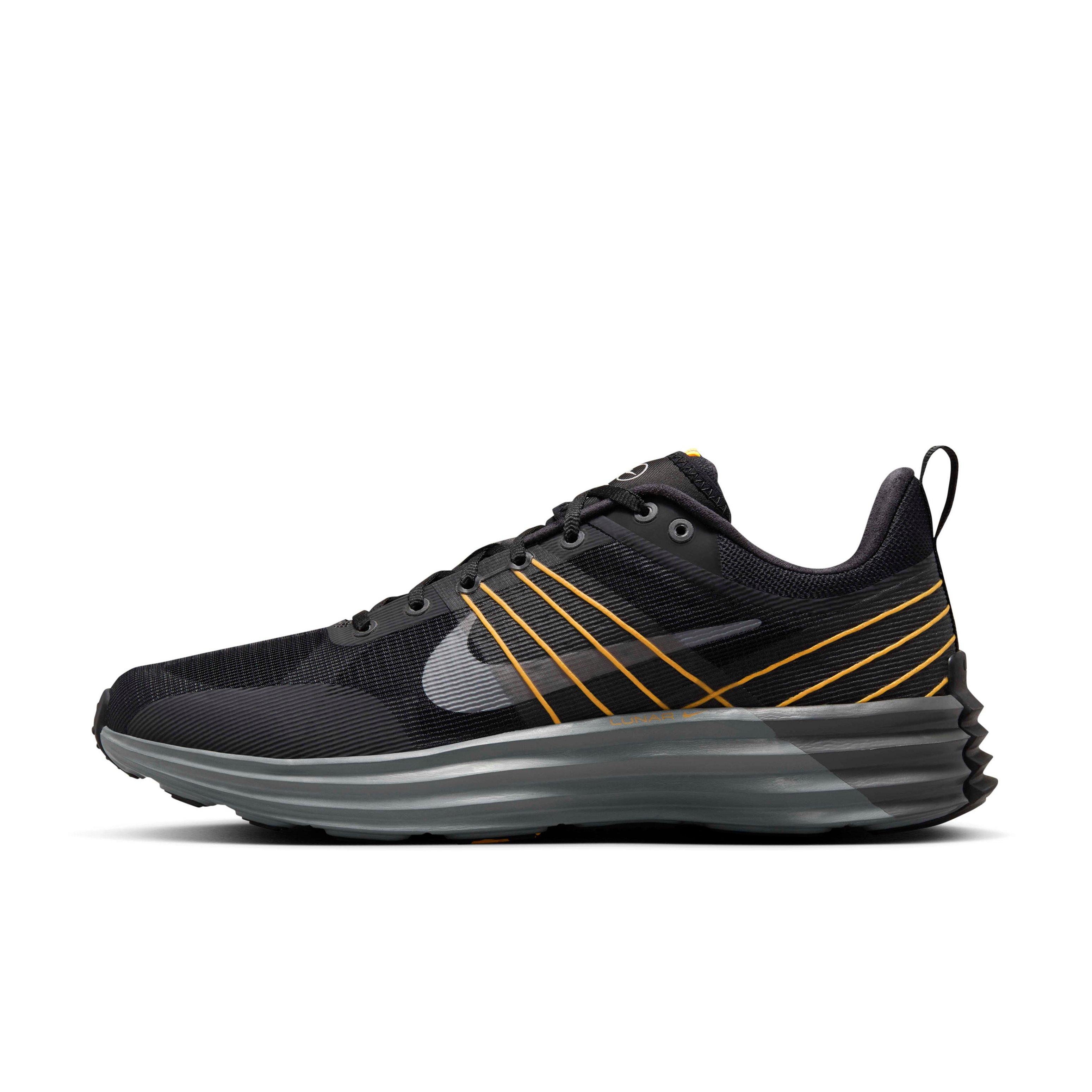 Nike Lunar Roam "Black/Smoke Grey/Laser Orange/Iron Grey" Men's Shoe - BLACK/GREY/ORANGE/GREY Thumbnail View 2
