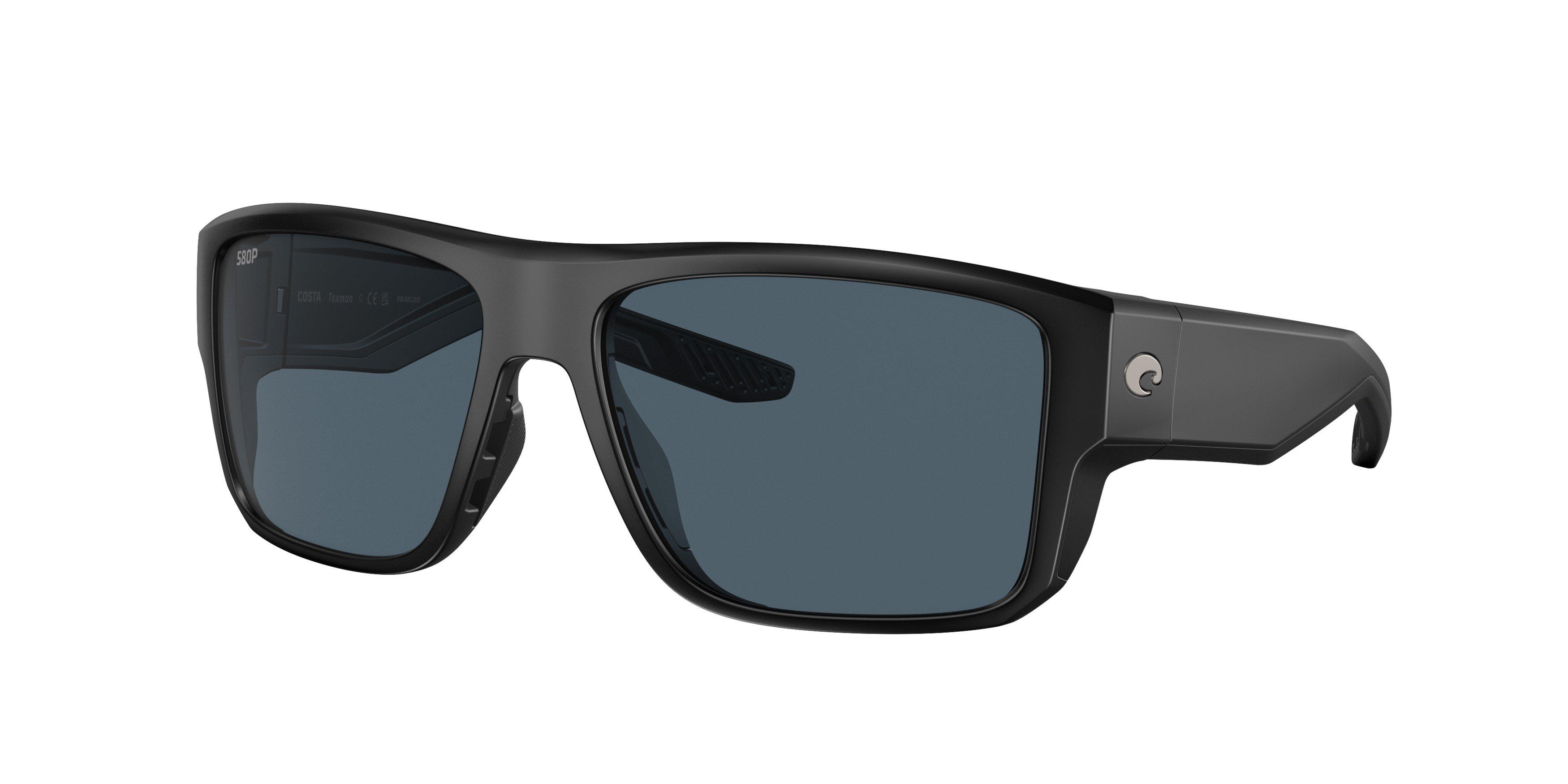 Costa Del Mar Taxman Polarized Sunglasses - BLACK/GREY Thumbnail View 1