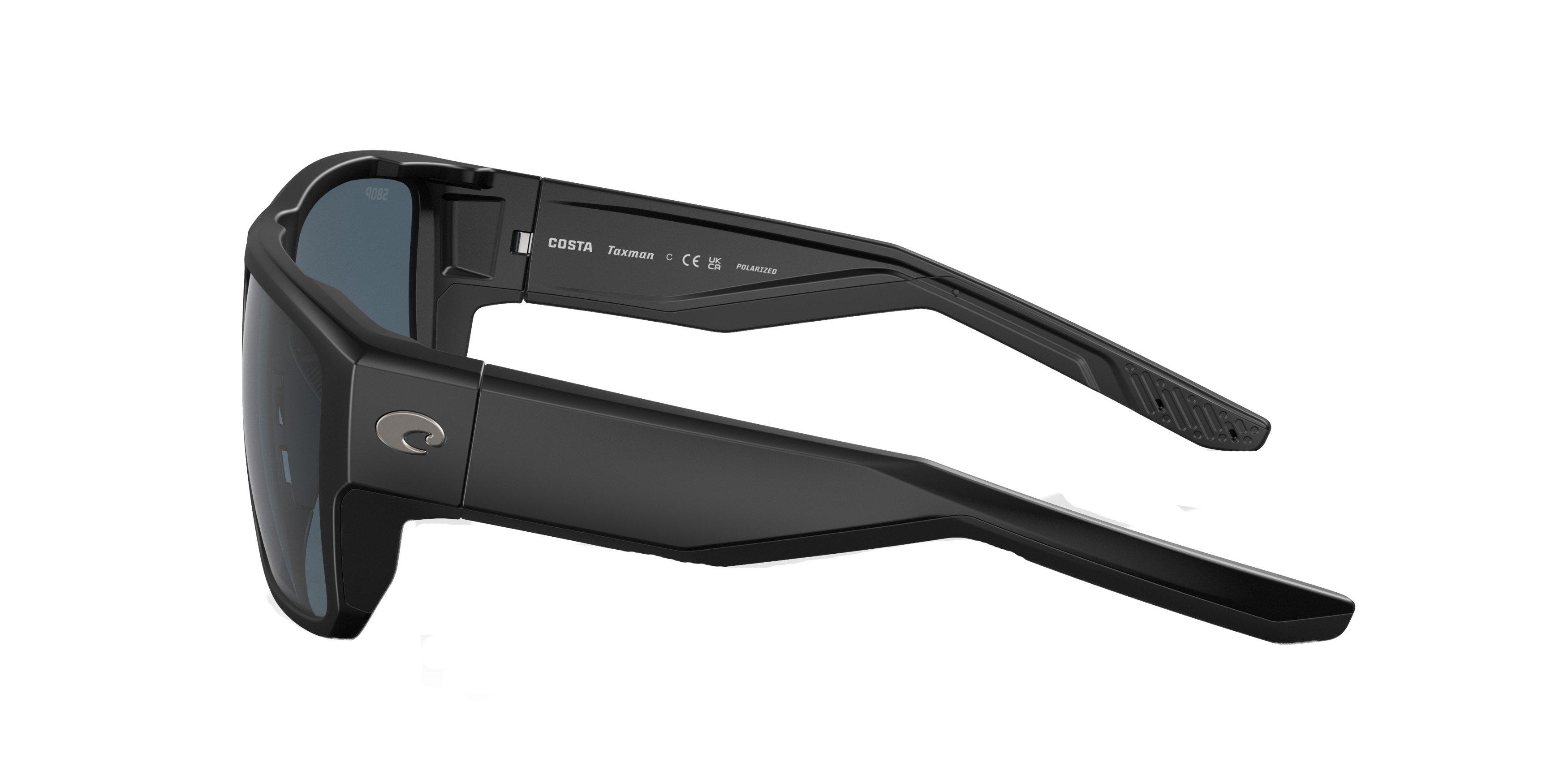 Costa Del Mar Taxman Polarized Sunglasses - BLACK/GREY Thumbnail View 6