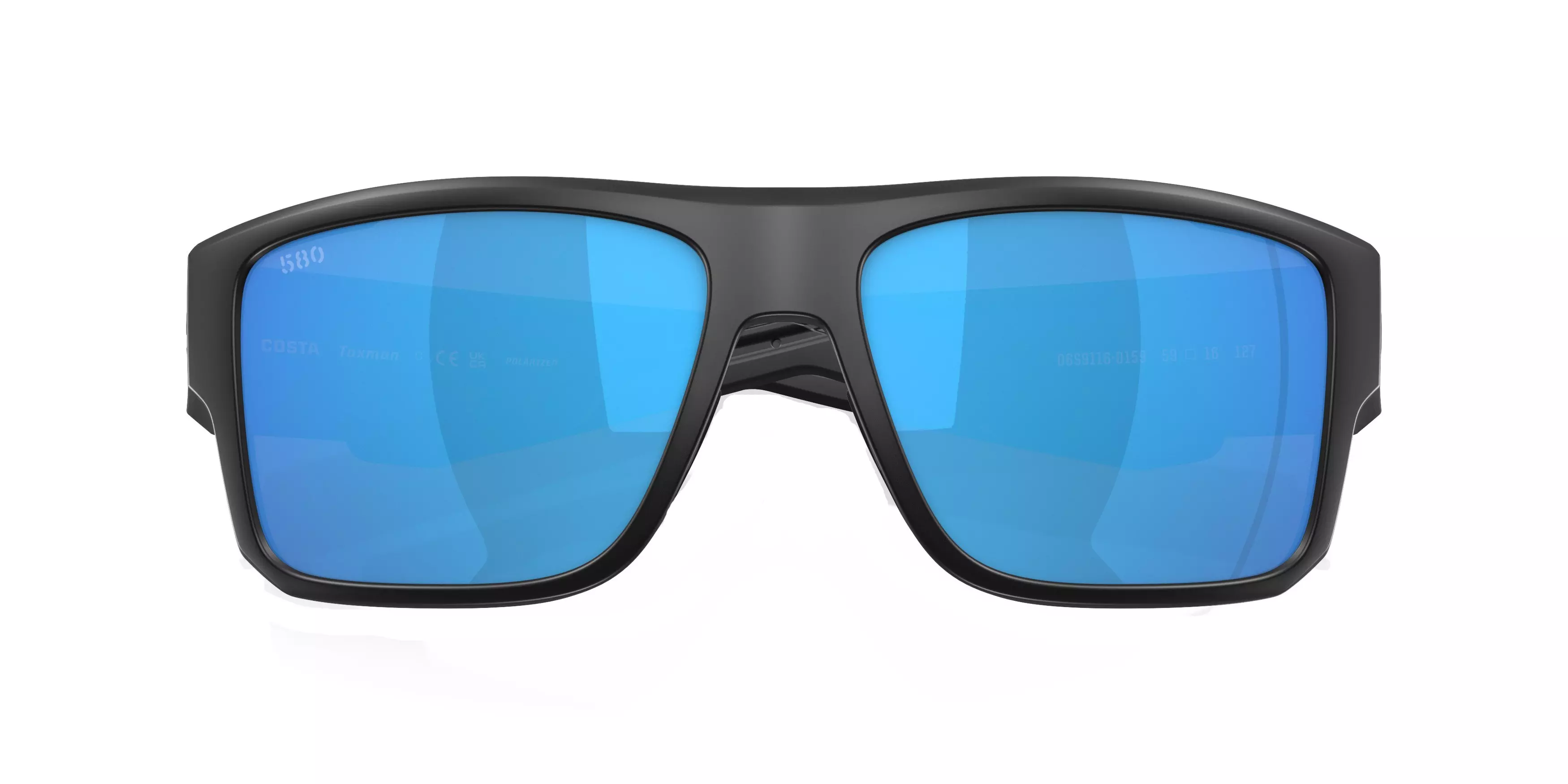 Costa Del Mar Taxman Polarized Sunglasses - BLACK/BLUE