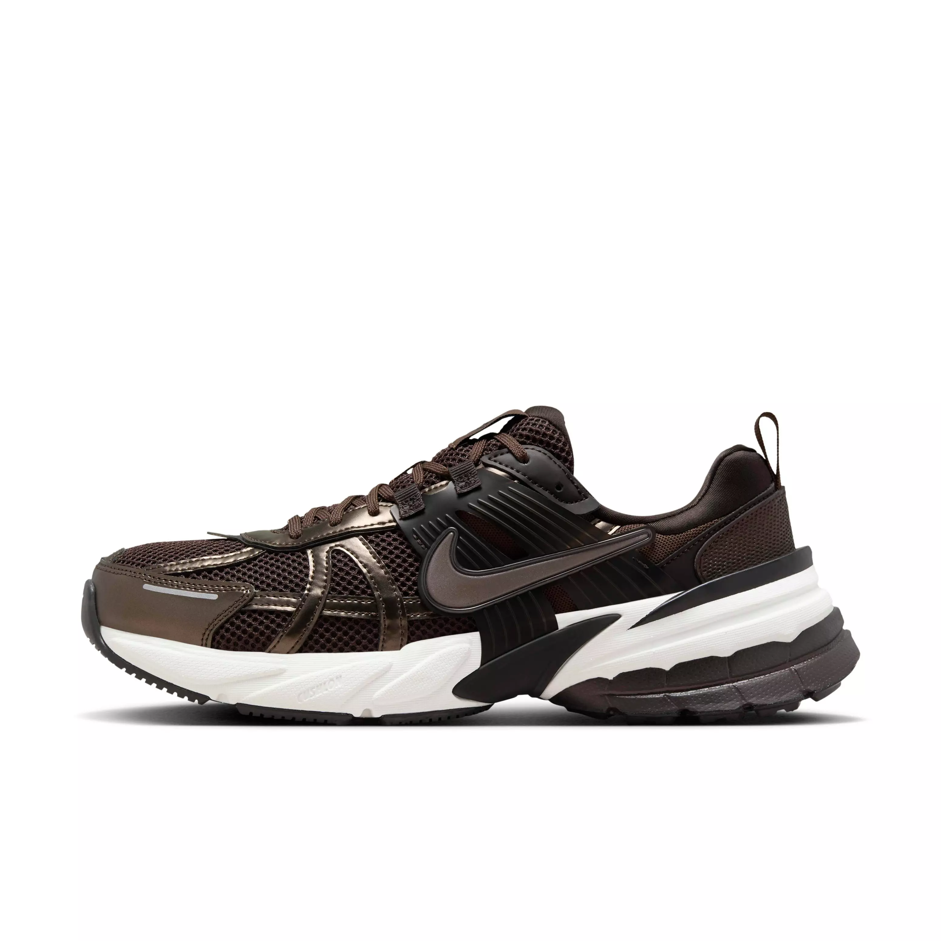 Nike V2K Run "Velvet Brown/White/Black/Baroque Brown" Men's Shoe - BROWN/WHITE/BLACK/BROWN