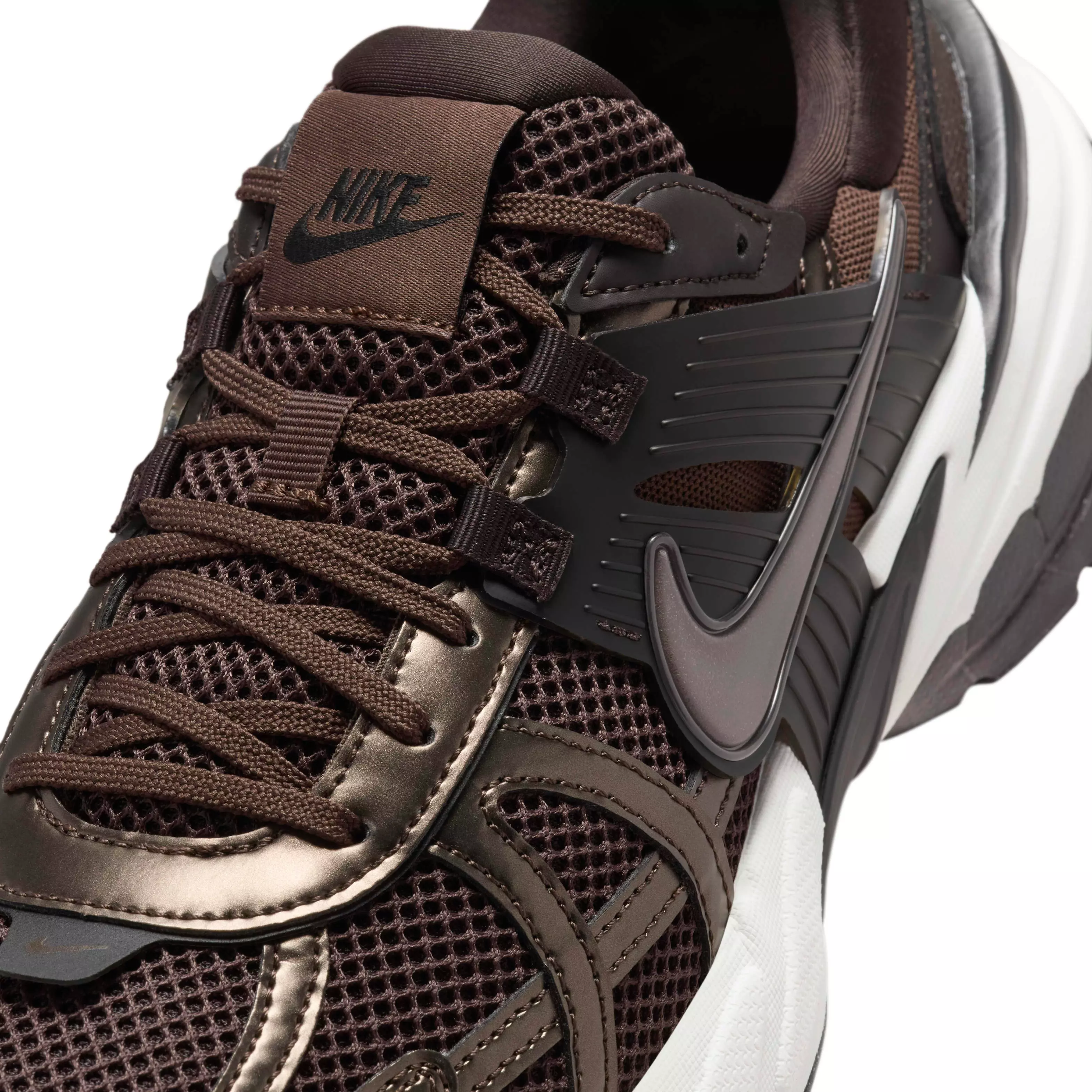 Nike V2K Run "Velvet Brown/White/Black/Baroque Brown" Men's Shoe - BROWN/WHITE/BLACK/BROWN