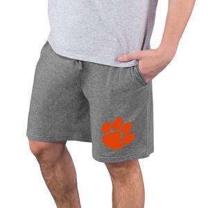 College Concepts Men's Clemson Tigers Quest Shorts - Charcoal