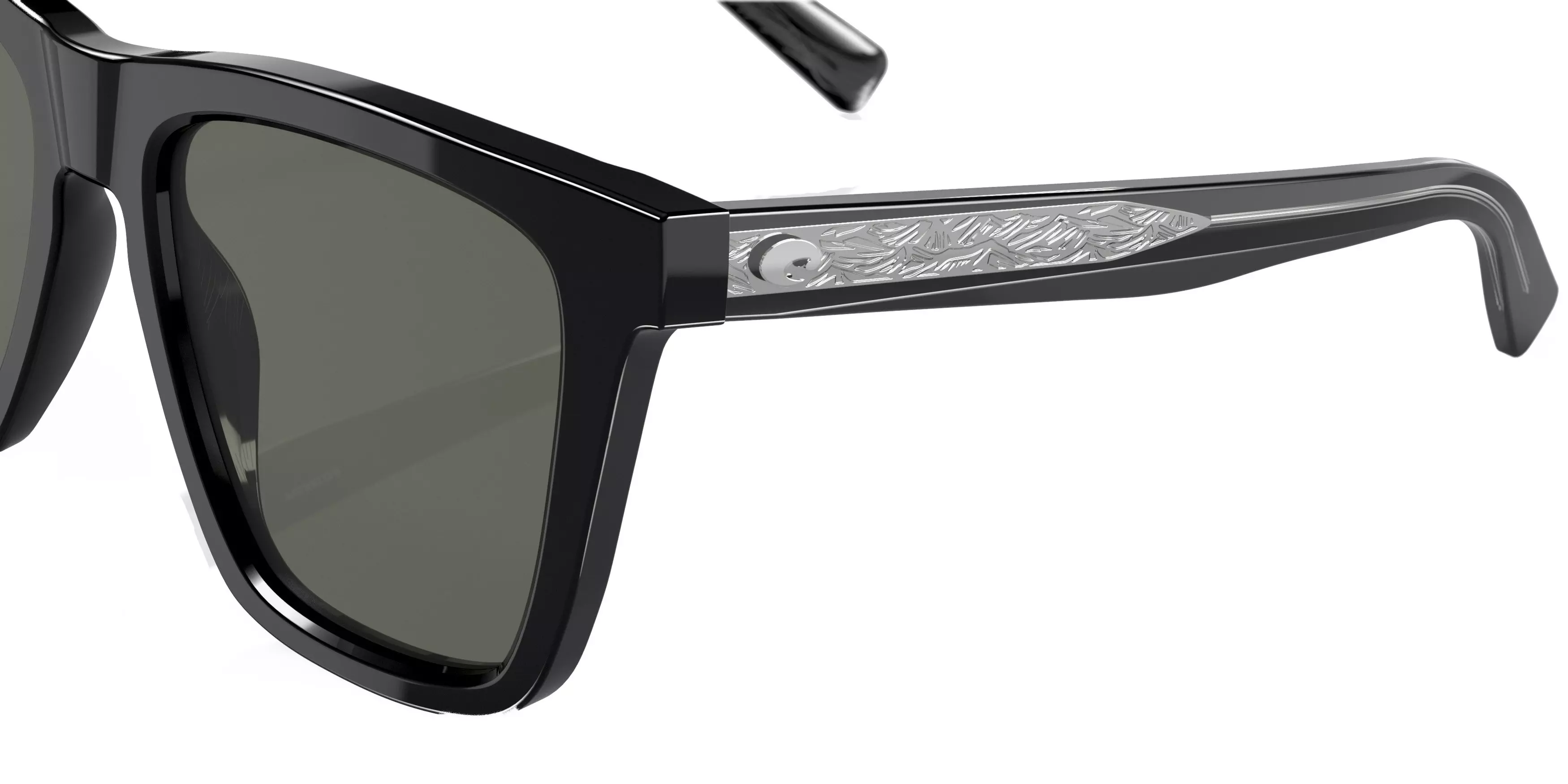 Costa Del Mar Keramas Polarized Sunglasses - BLACK