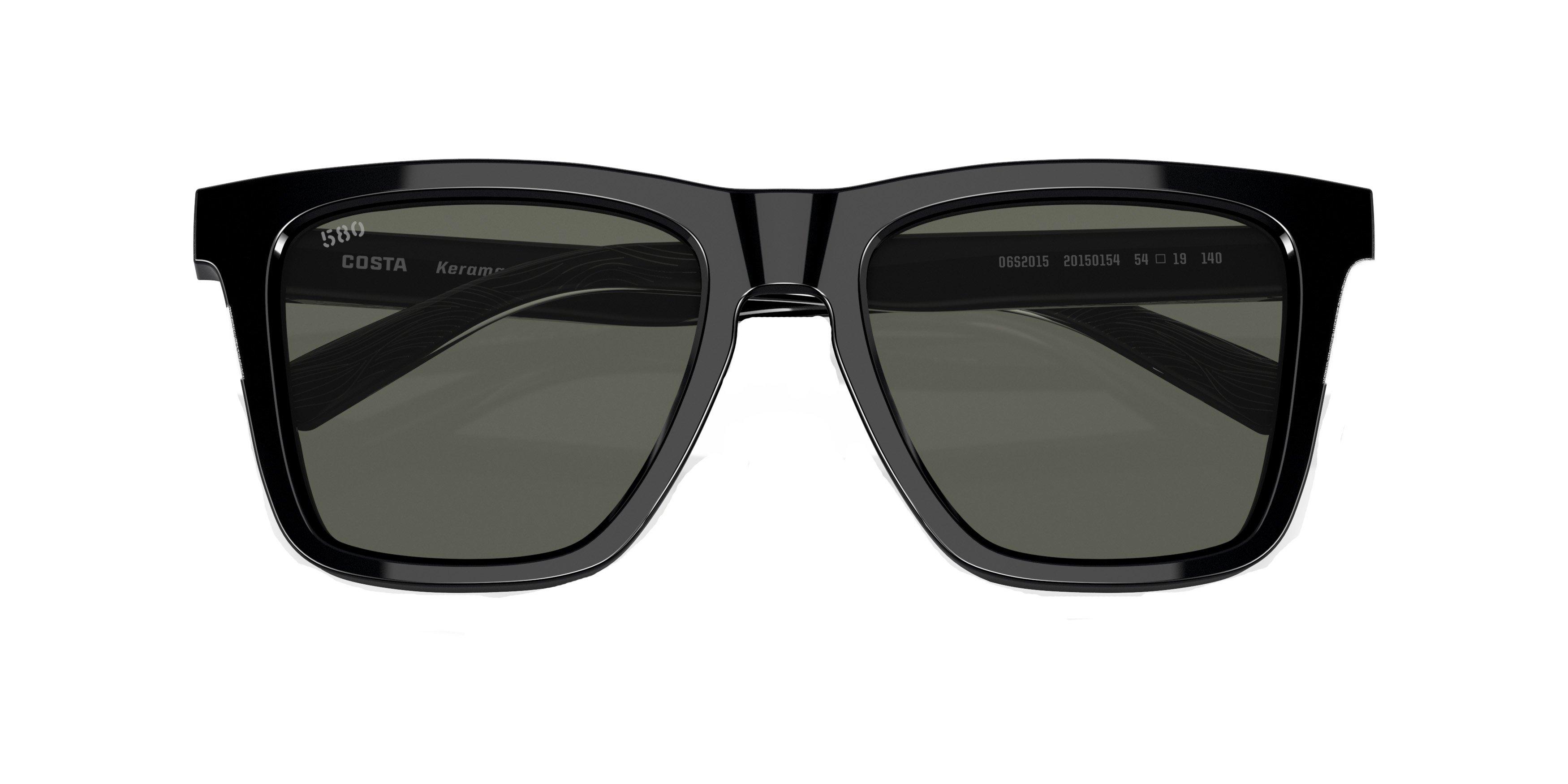 Costa Del Mar Keramas Polarized Sunglasses - BLACK Thumbnail View 7