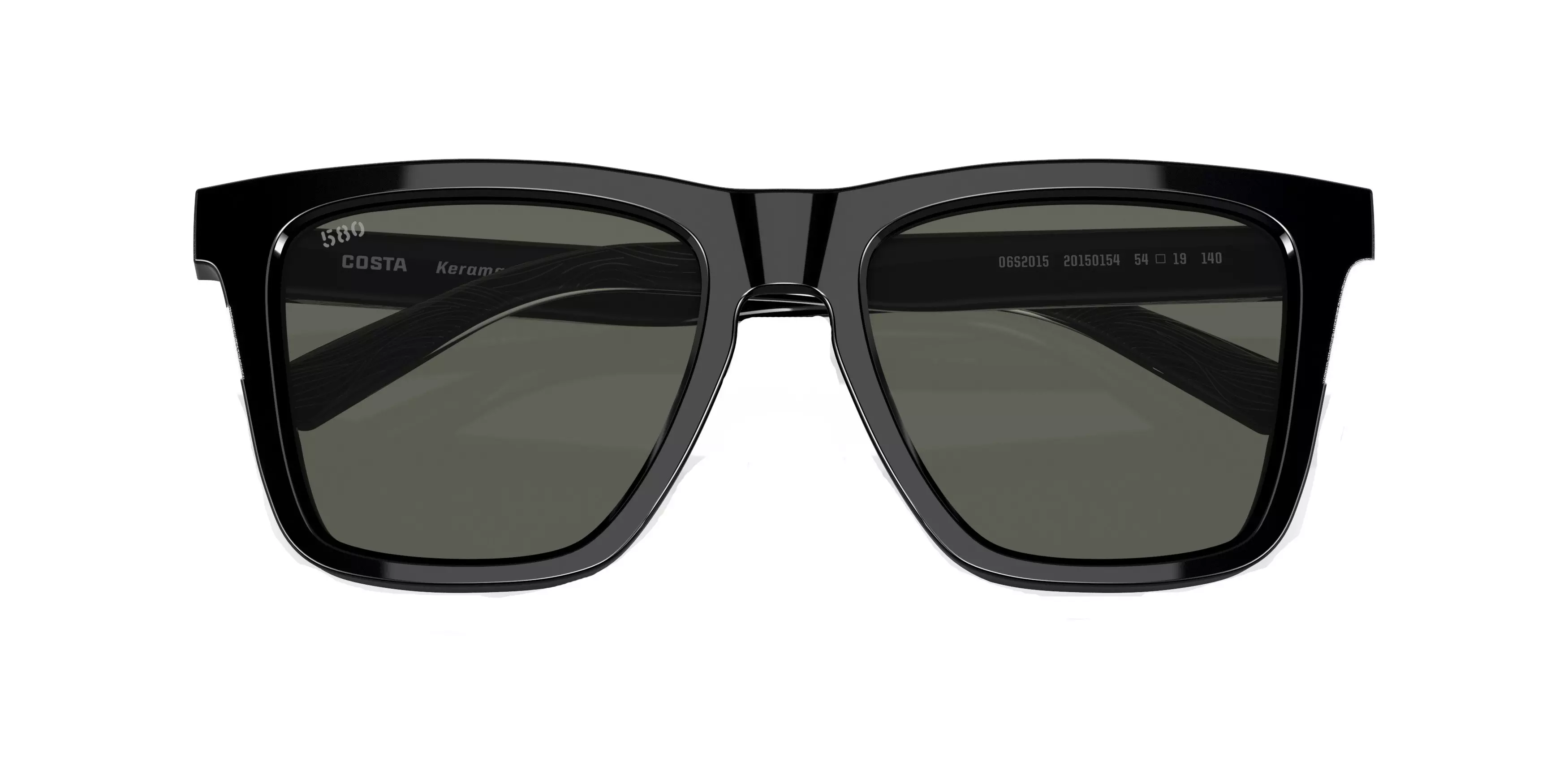 Costa Del Mar Keramas Polarized Sunglasses - BLACK