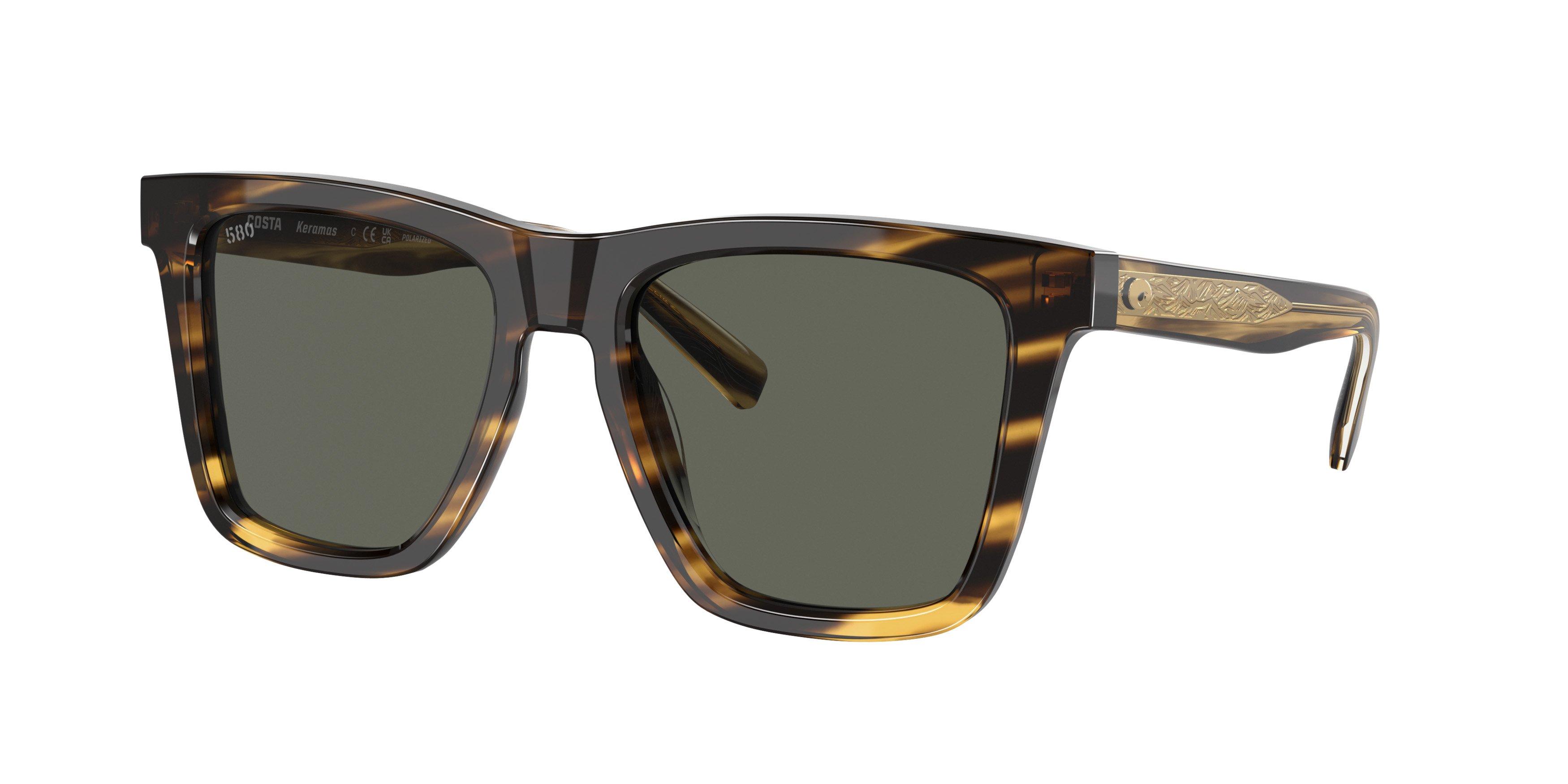 Costa Del Mar Keramas Polarized Sunglasses - BROWN Thumbnail View 1