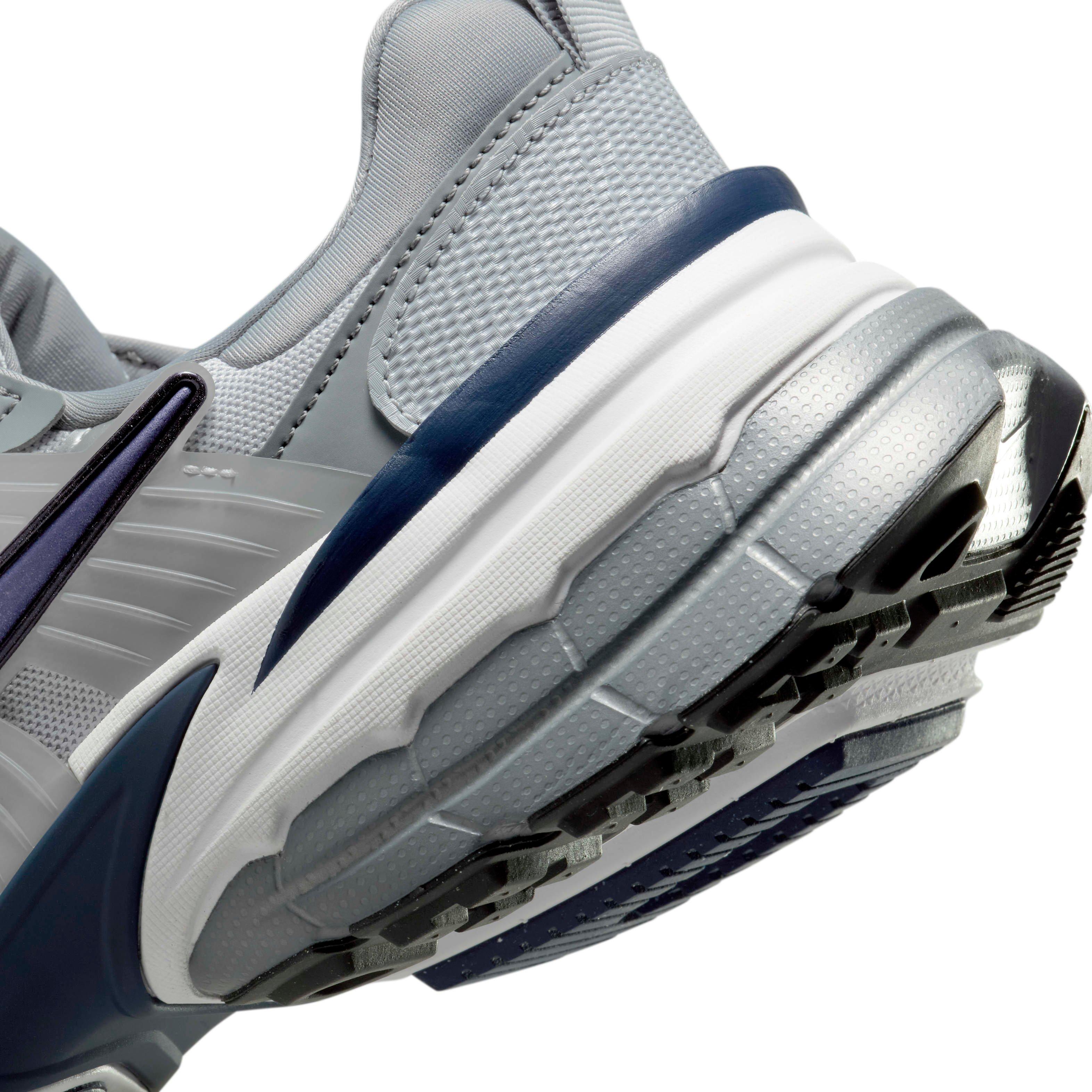 Nike V2K Run "Wolf Grey/Cool Grey/White/Midnight Navy" Men's Shoe - GREY/GREY/WHITE/NAVY Thumbnail View 8