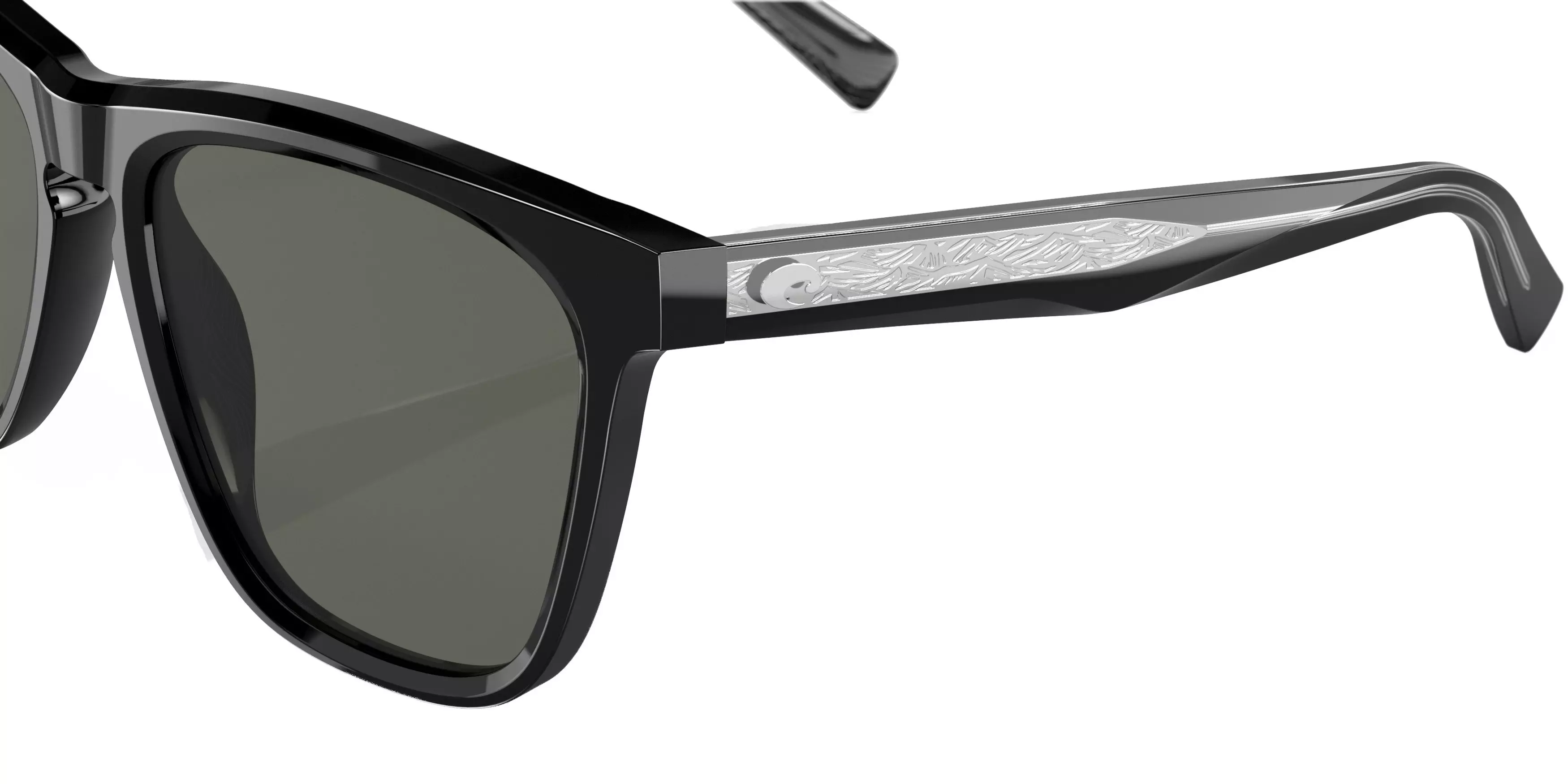 Costa Del Mar Ulu Polarized Sunglasses - BLACK/GREY