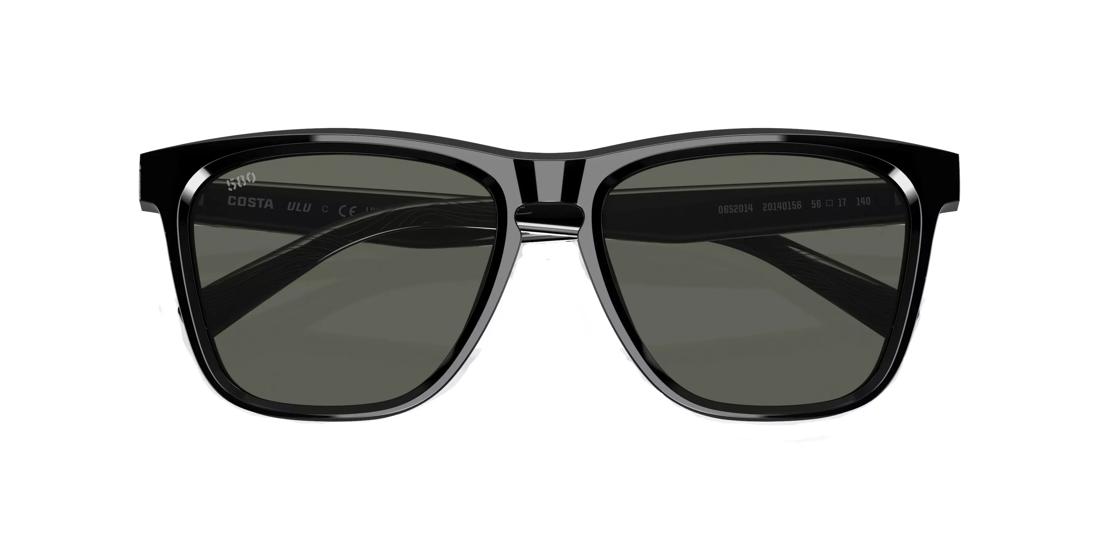 Costa Del Mar Ulu Polarized Sunglasses - BLACK/GREY