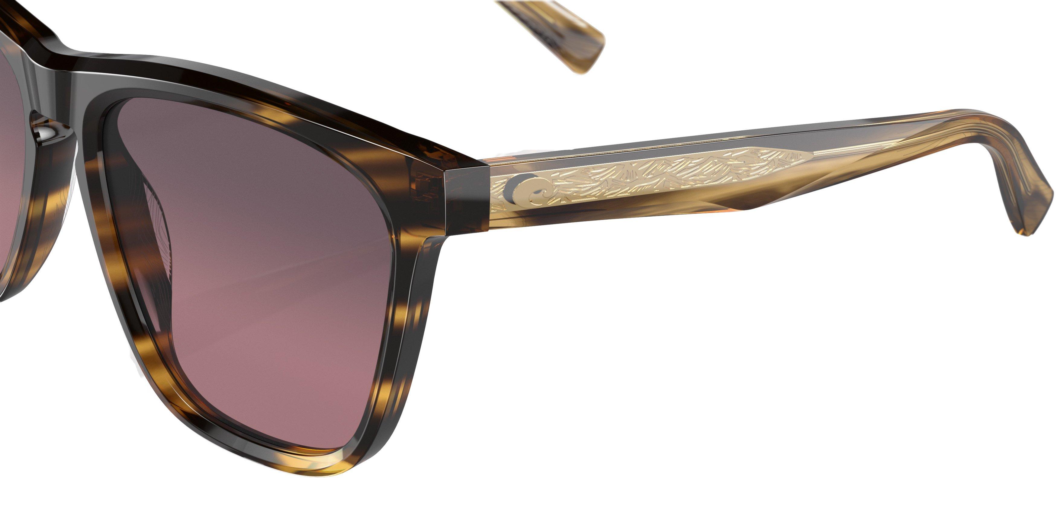 Costa Del Mar Ulu Polarized Sunglasses - BROWN/PINK Thumbnail View 4