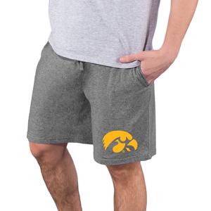 College Concepts Men's Iowa Hawkeyes Quest Shorts - Charcoal