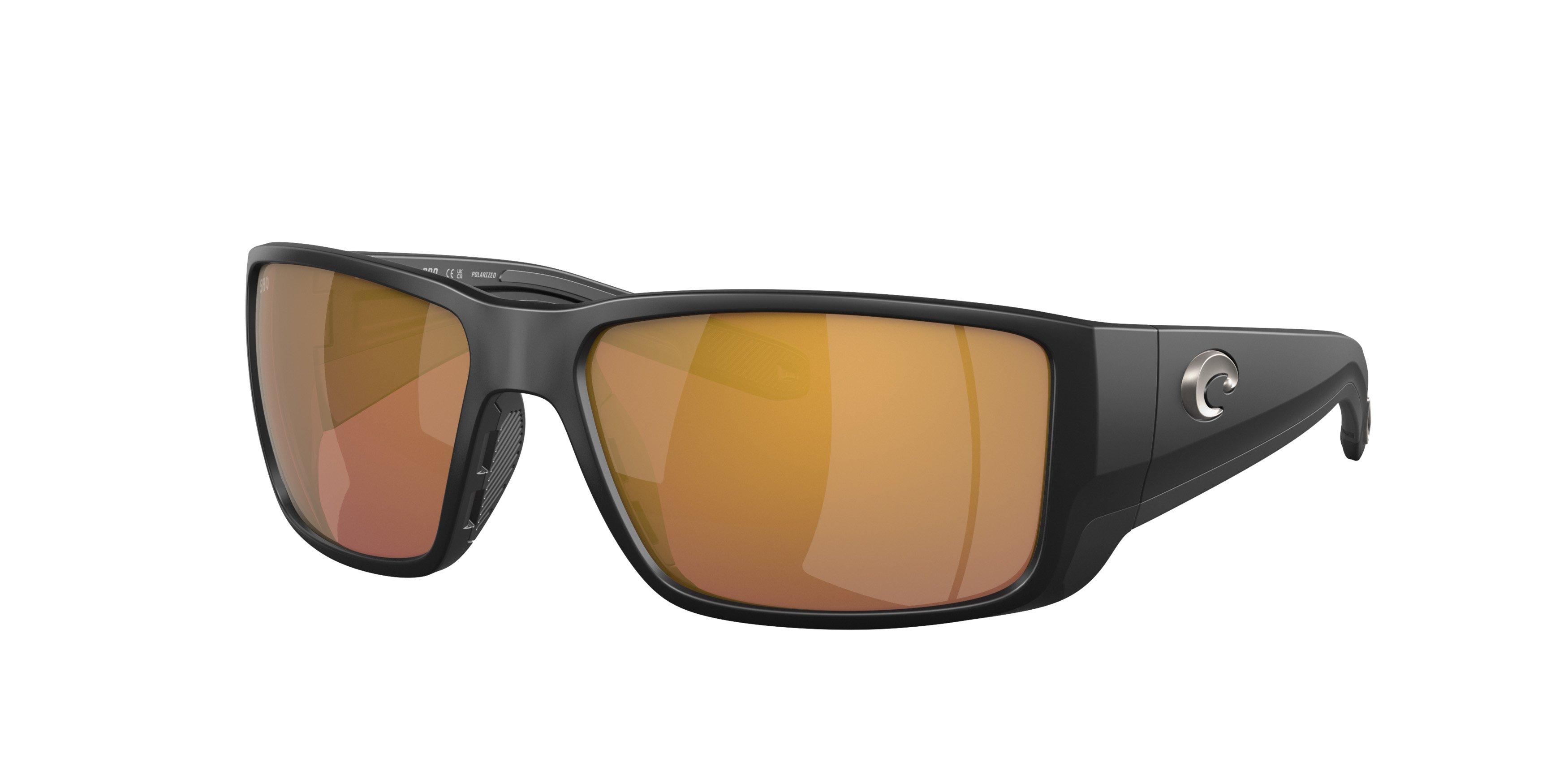 Costa Del Mar Blackfin Pro Gold Mirror Polarized Matte Black Sunglasses - BLACK/GOLD Thumbnail View 1