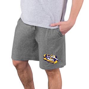 College Concepts Men's LSU Tigers Quest Shorts - Charcoal