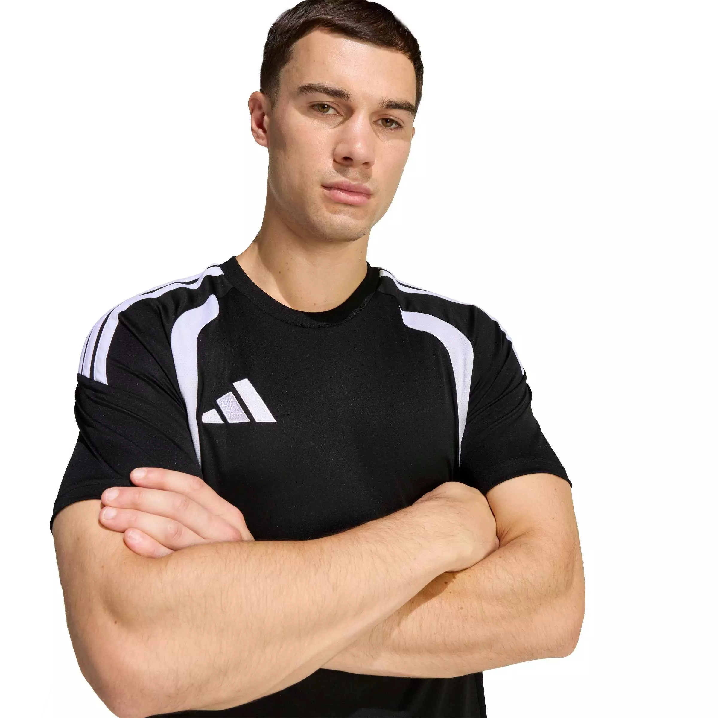 adidas Men's Tiro26 Soccer League Jersey - Black/White - BLACK/WHITE