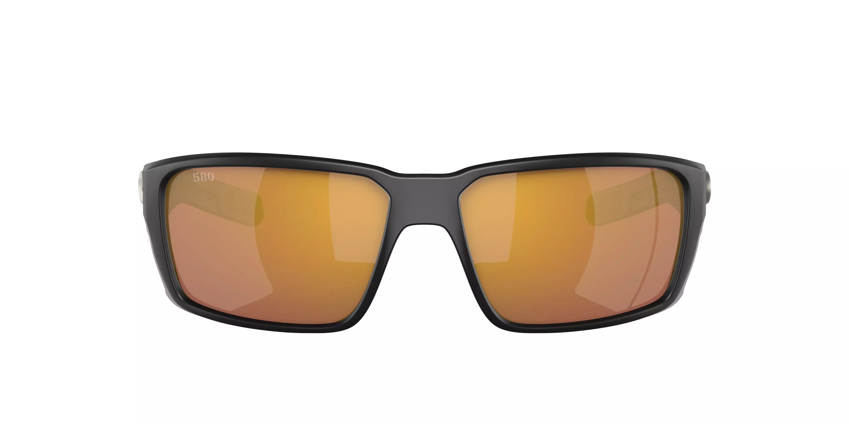 Costa Del Mar Fantail Pro Gold Mirror Polarized Matte Black Sunglasses - BLACK/GOLD