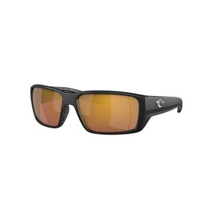 Costa Del Mar Fantail Pro Gold Mirror Polarized Matte Black Sunglasses