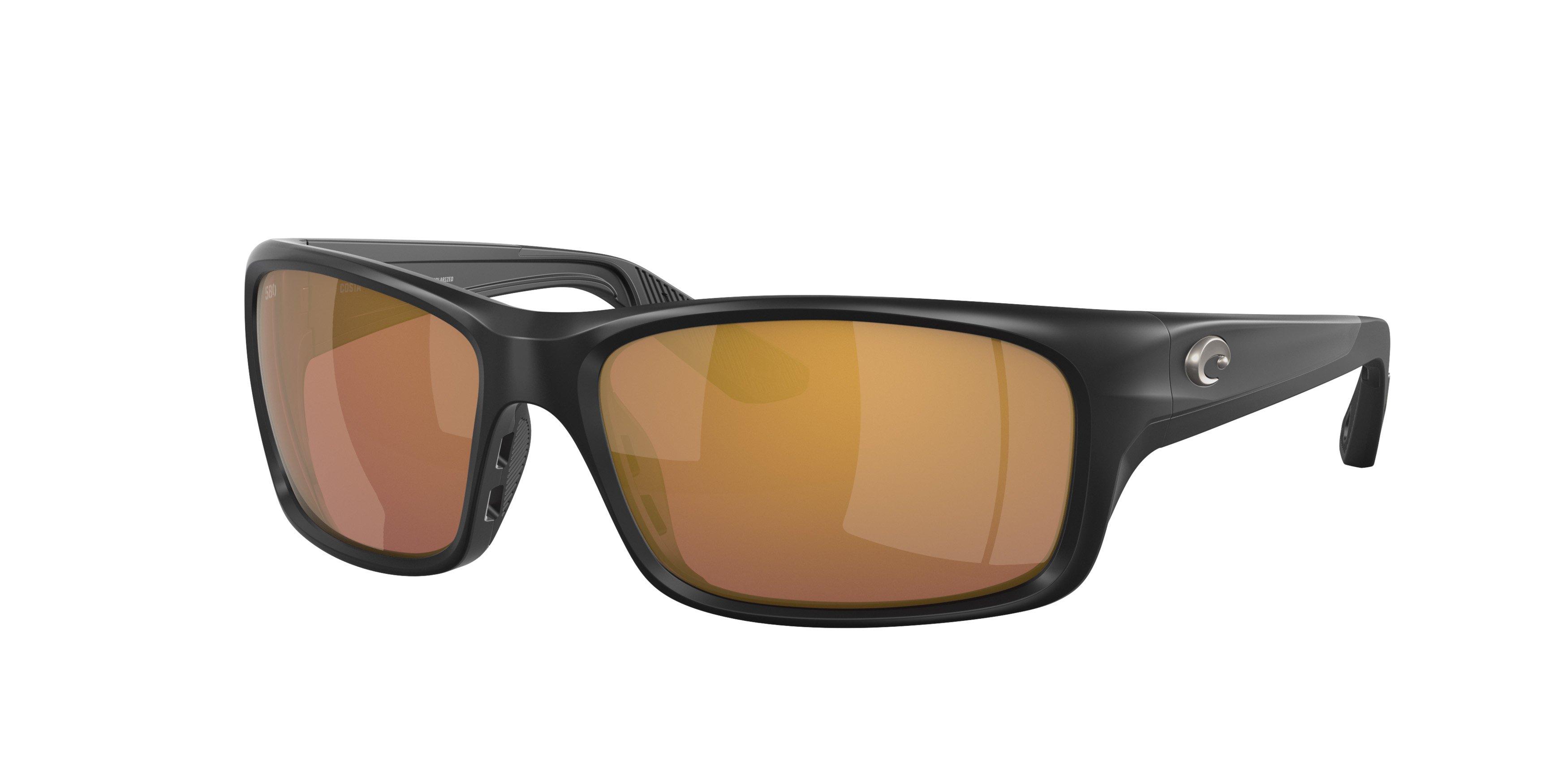 Costa Del Mar Jose Pro Gold Mirror Polarized Matte Black Sunglasses - BLACK/GOLD Thumbnail View 1