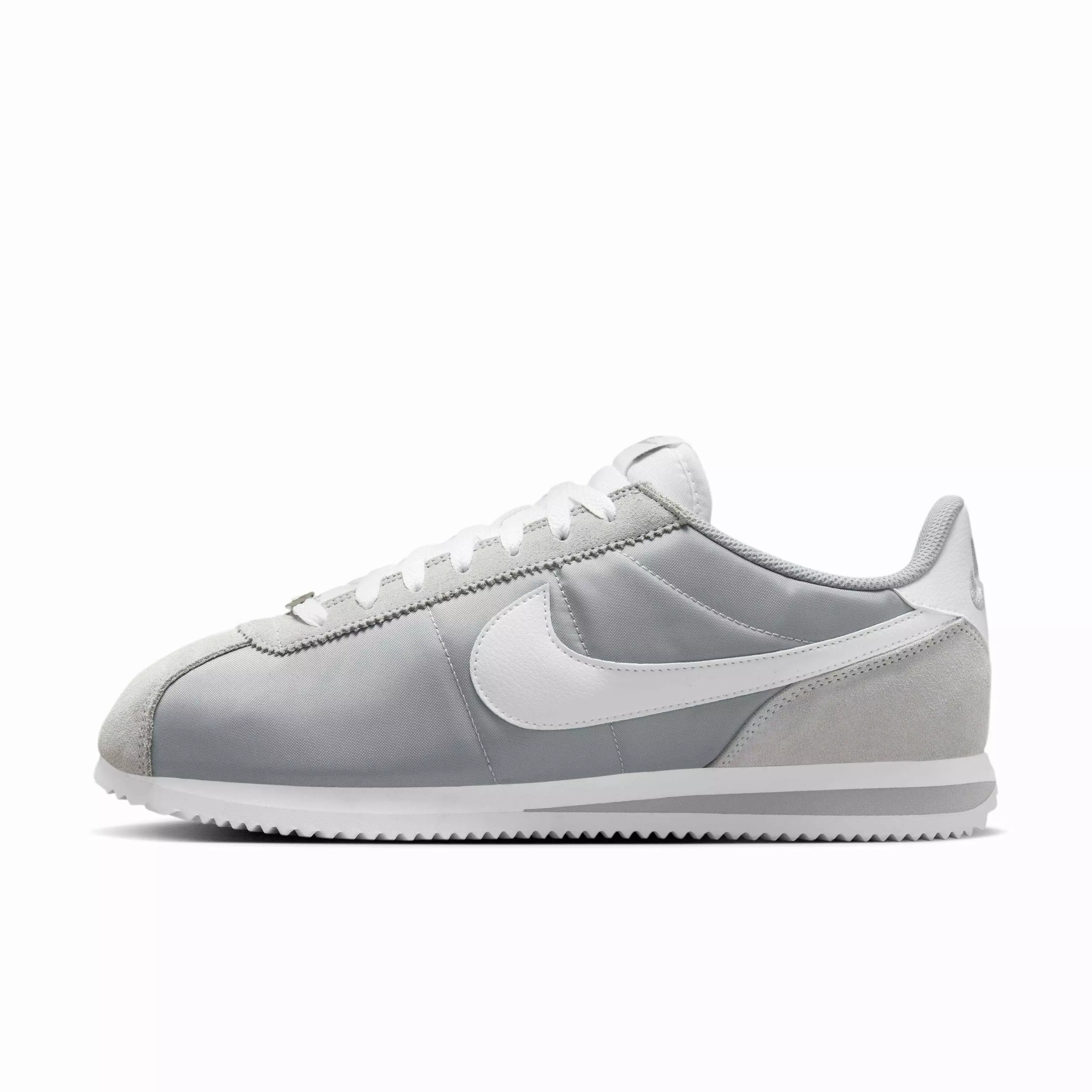 Nike Cortez Textile "Flat Silver/White" Men's Shoe - SILVER/WHITE