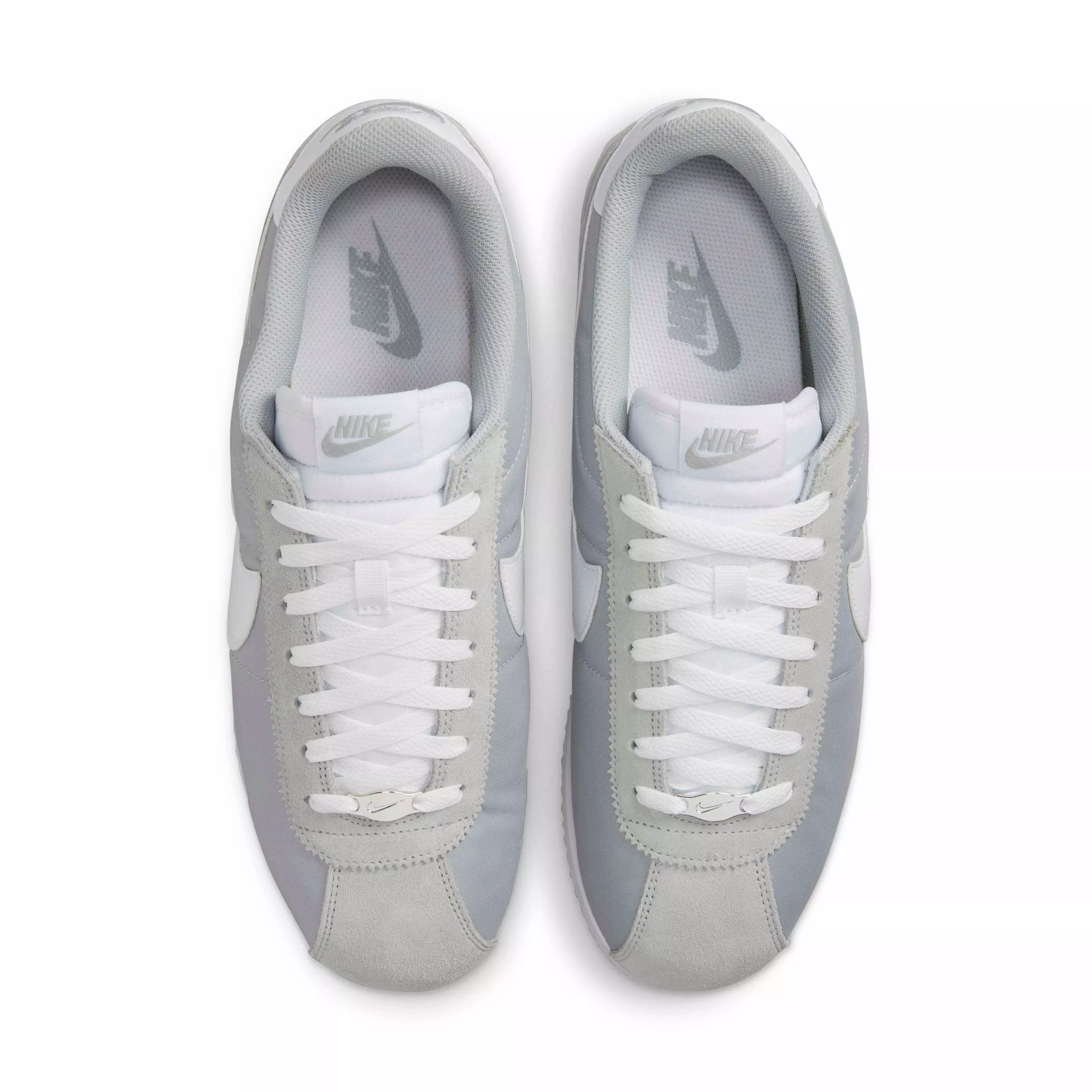 Nike Cortez Textile "Flat Silver/White" Men's Shoe - SILVER/WHITE