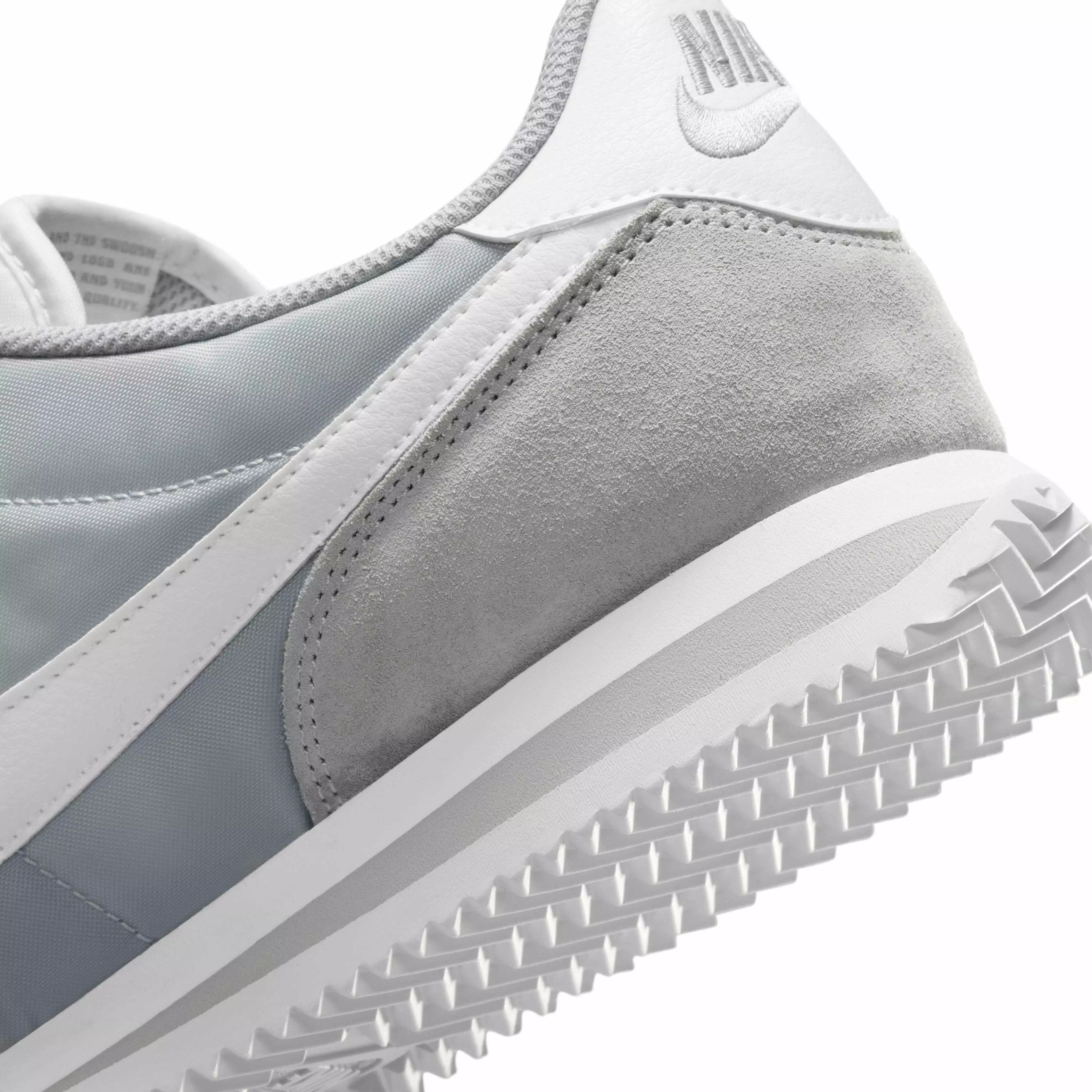 Nike Cortez Textile "Flat Silver/White" Men's Shoe - SILVER/WHITE