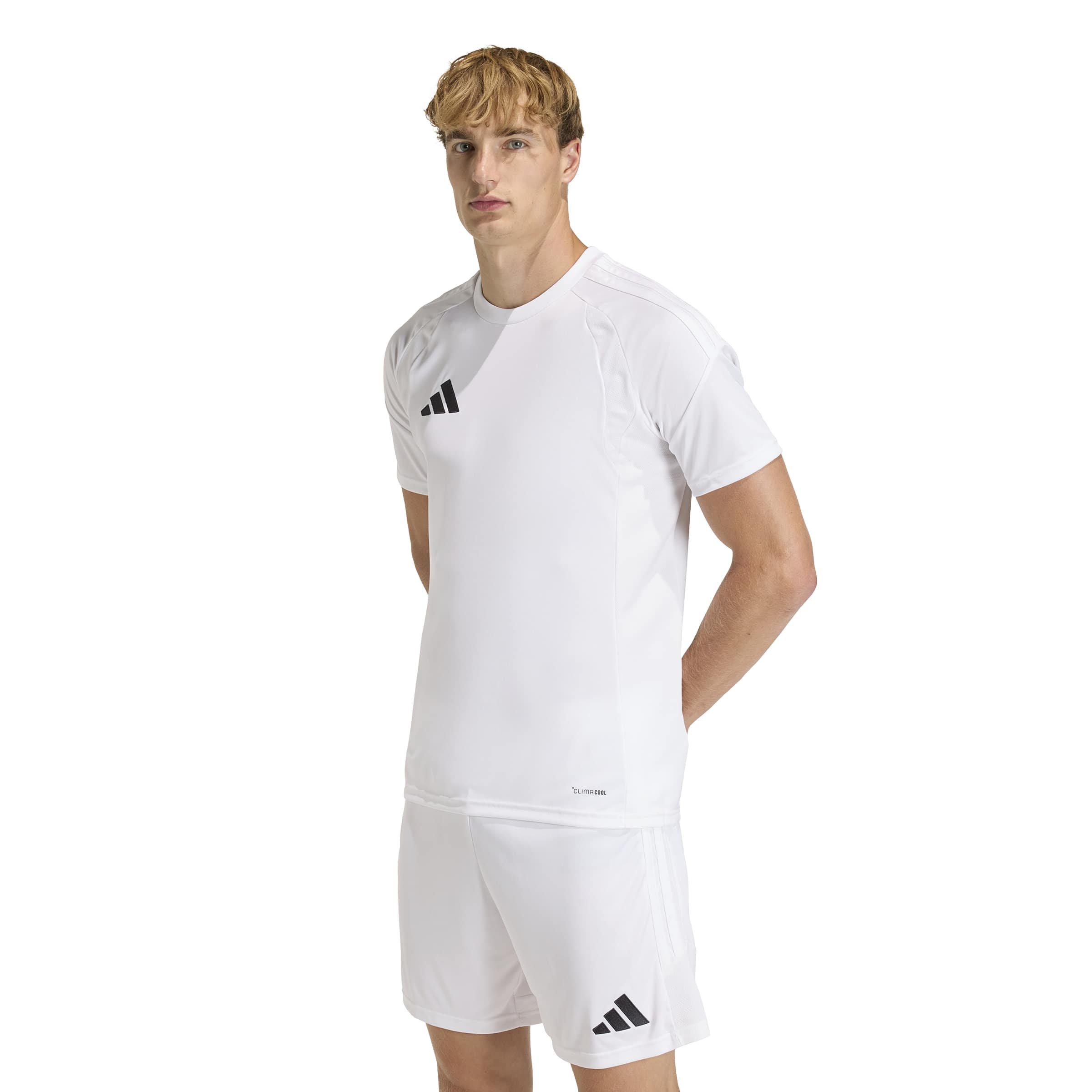 adidas Men's Tiro26 Soccer League Jersey - White - WHITE Thumbnail View 1