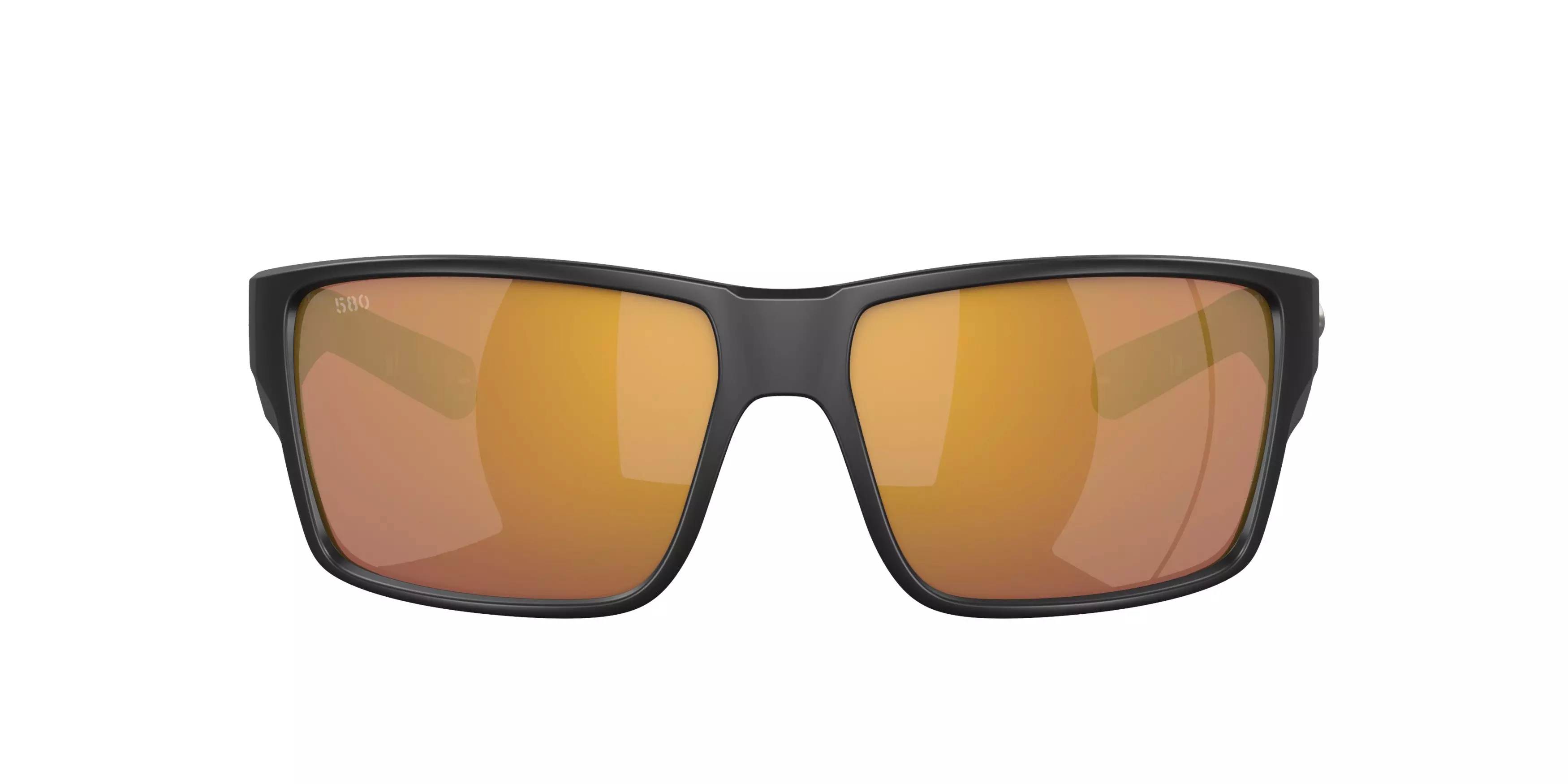 Costa Del Mar Reefton Pro Gold Mirror Polarized Matte Black Sunglasses - BLACK/GOLD