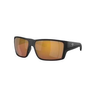 Costa Del Mar Reefton Pro Gold Mirror Polarized Matte Black Sunglasses