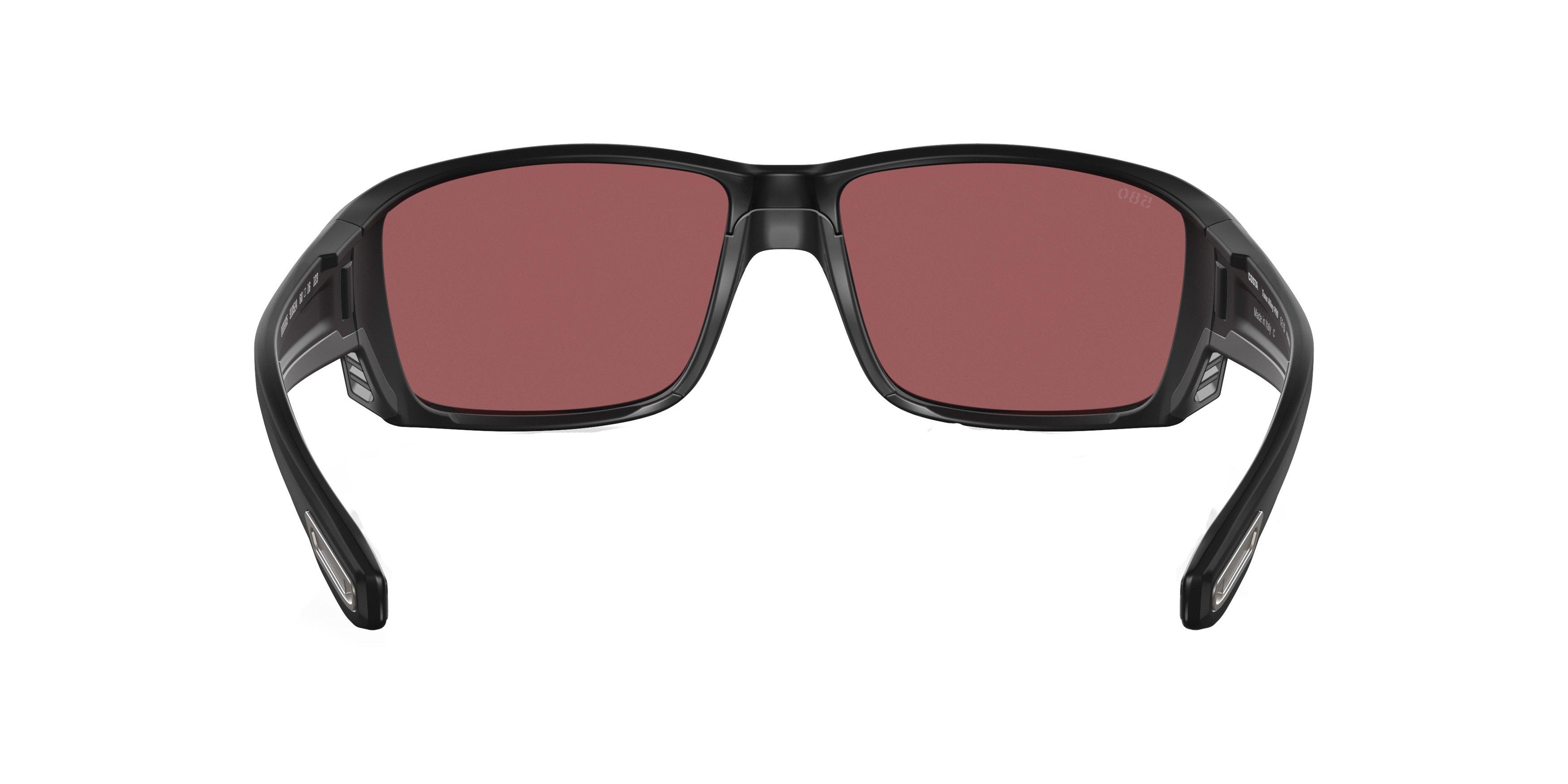 Costa Del Mar Tuna Alley Pro Gold Mirror Polarized Matte Black Sunglasses - BLACK/GOLD Thumbnail View 2