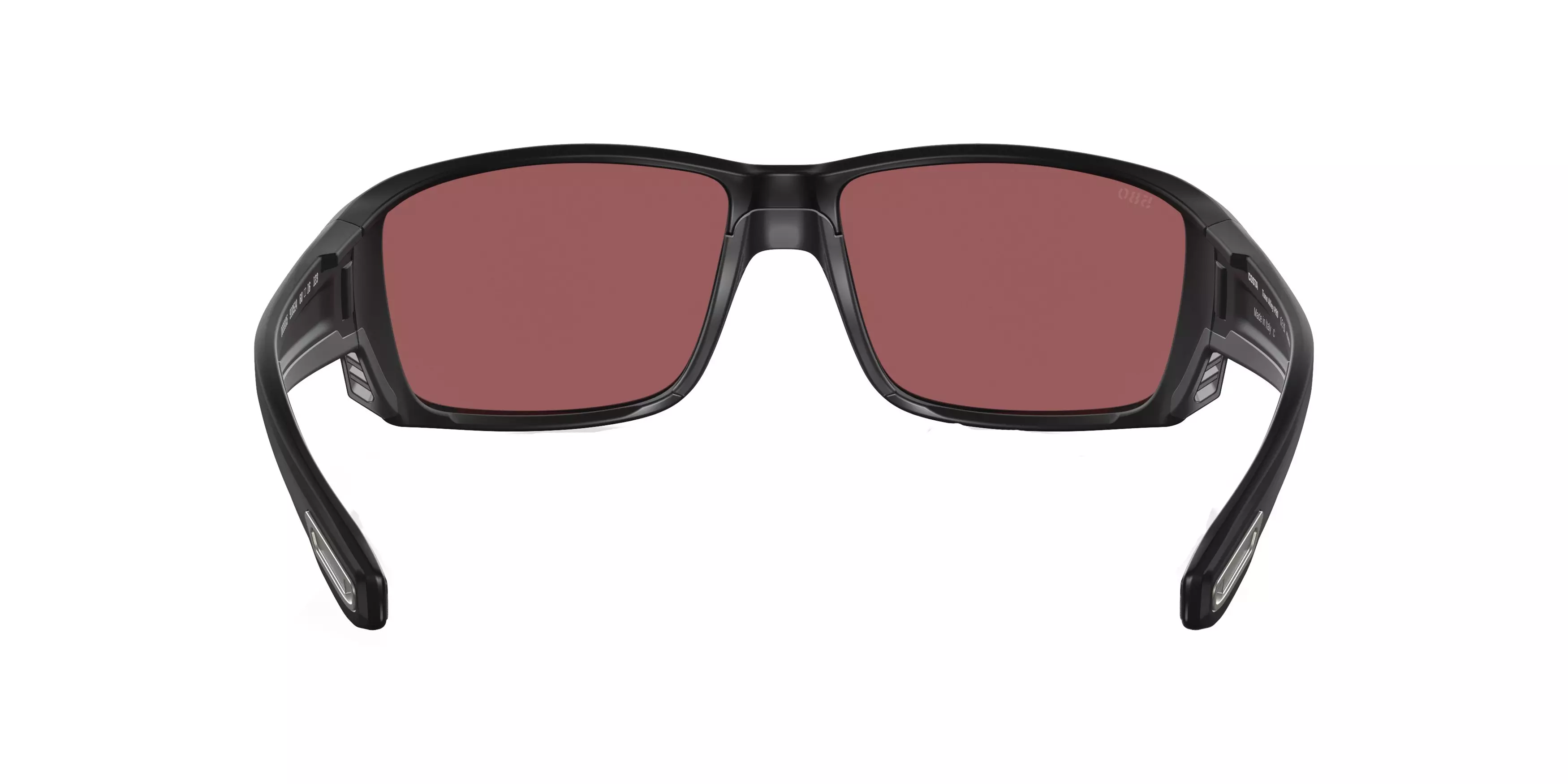 Costa Del Mar Tuna Alley Pro Gold Mirror Polarized Matte Black Sunglasses - BLACK/GOLD