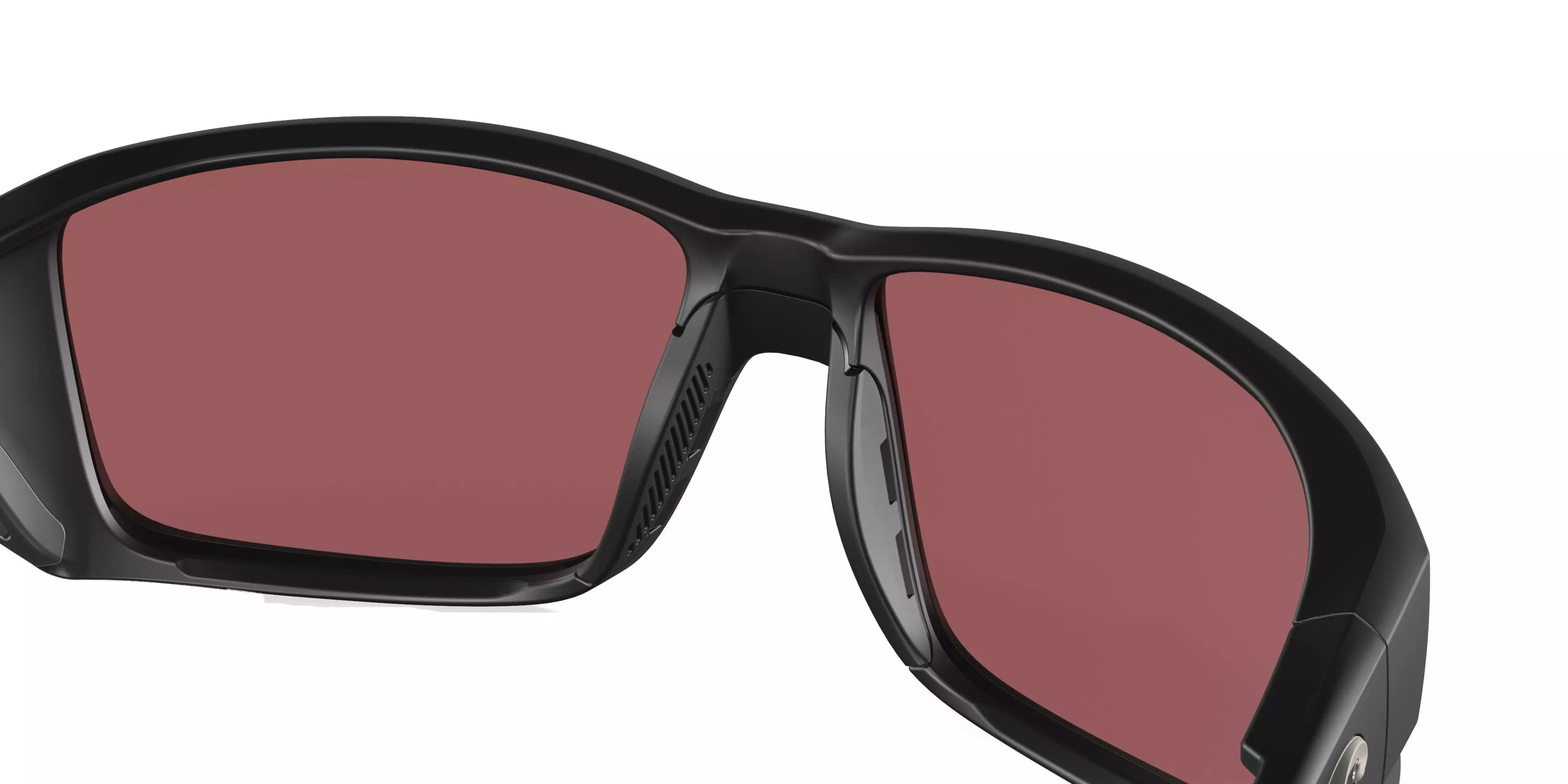 Costa Del Mar Tuna Alley Pro Gold Mirror Polarized Matte Black Sunglasses - BLACK/GOLD