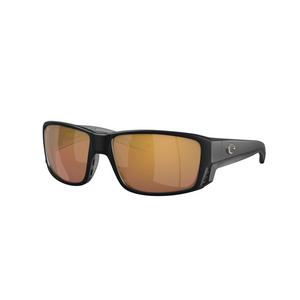 Costa Del Mar Tuna Alley Pro Gold Mirror Polarized Matte Black Sunglasses