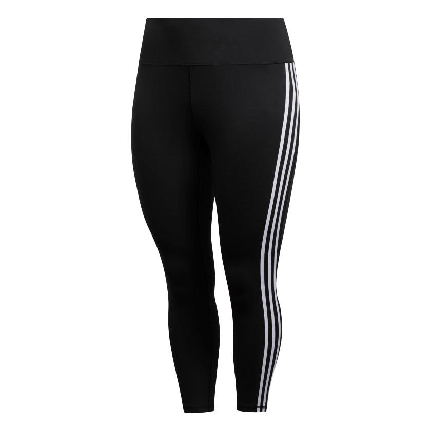 Adidas Women's Plus Size Believe This 3-Stripes 7/8 Leggings 4X