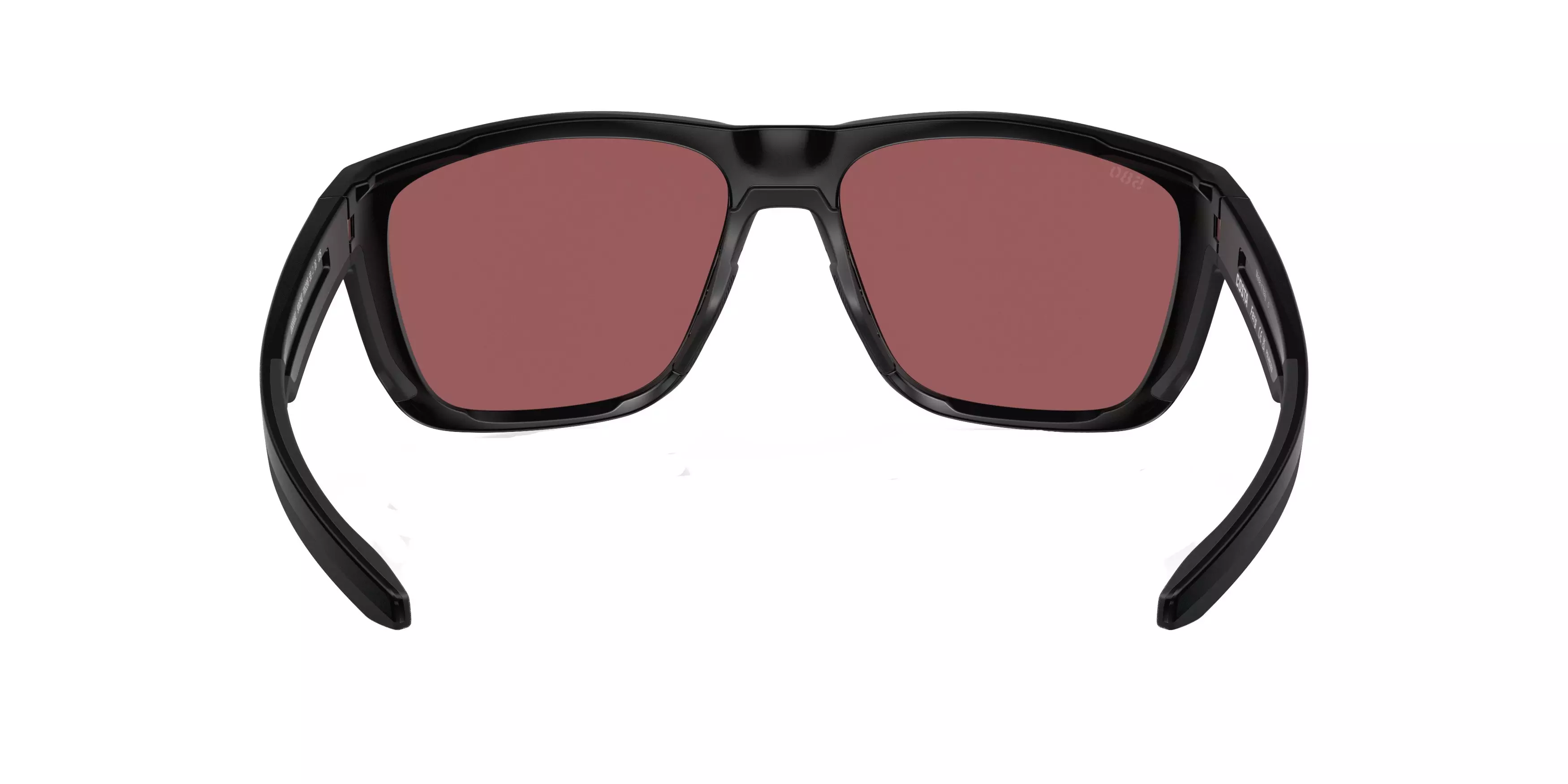 Costa Del Mar Ferg Gold Mirror Polarized 580G Matte Black Sunglasses - BLACK/GOLD