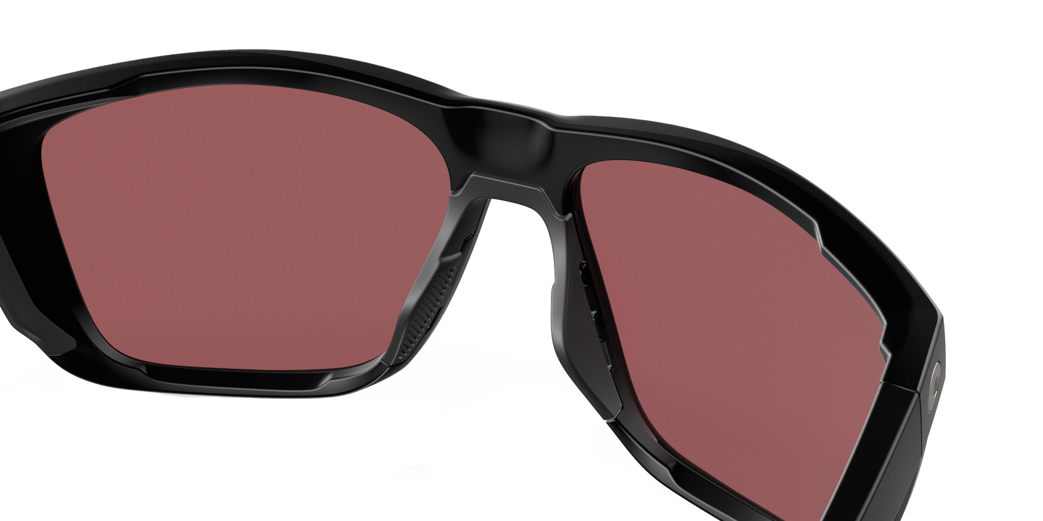 Costa Del Mar Ferg Gold Mirror Polarized 580G Matte Black Sunglasses - BLACK/GOLD Thumbnail View 5