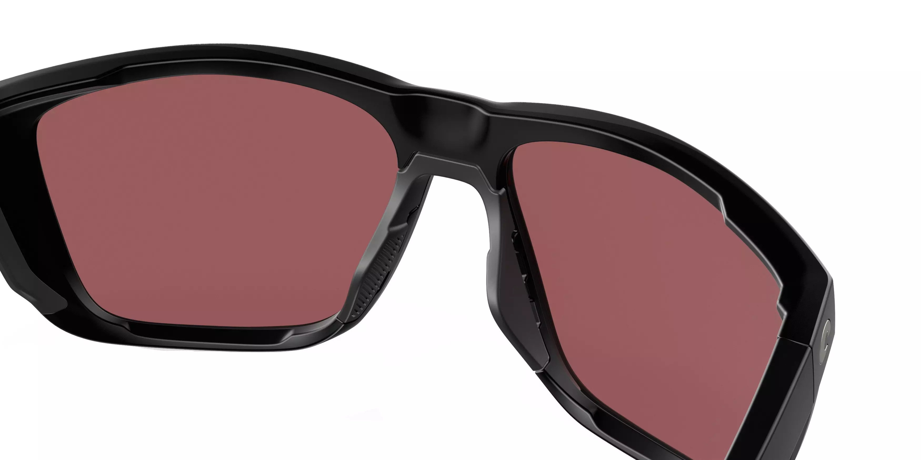 Costa Del Mar Ferg Gold Mirror Polarized 580G Matte Black Sunglasses - BLACK/GOLD