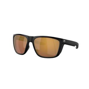 Costa Del Mar Ferg Gold Mirror Polarized 580G Matte Black Sunglasses