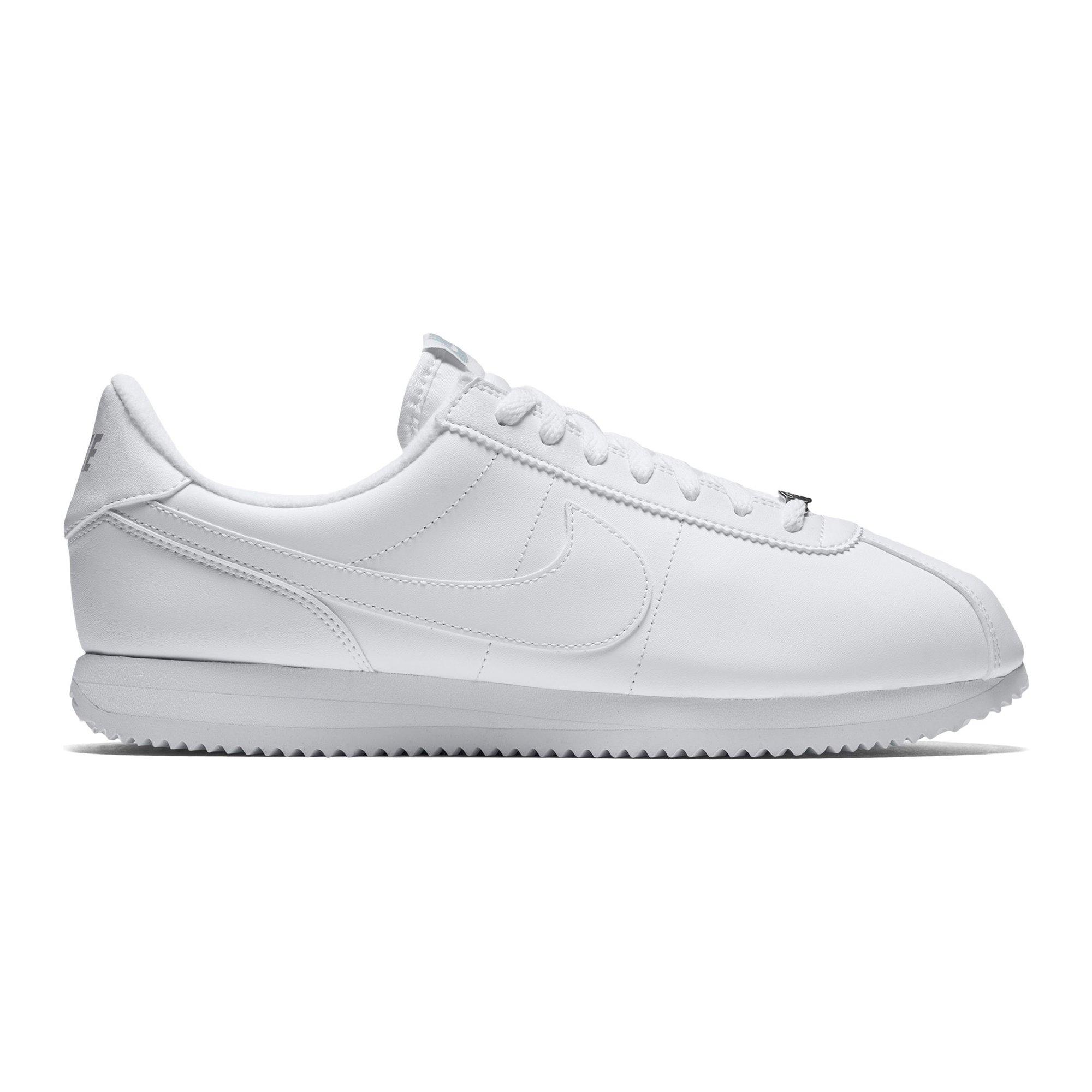 cortez nike all white