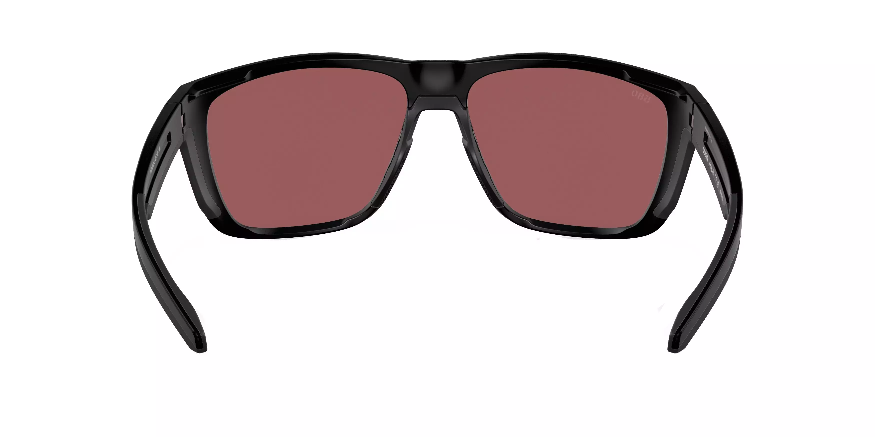 Costa Del Mar Ferg Gold Mirror Polarized 580G Matte Black Sunglasses - BLACK/GOLD