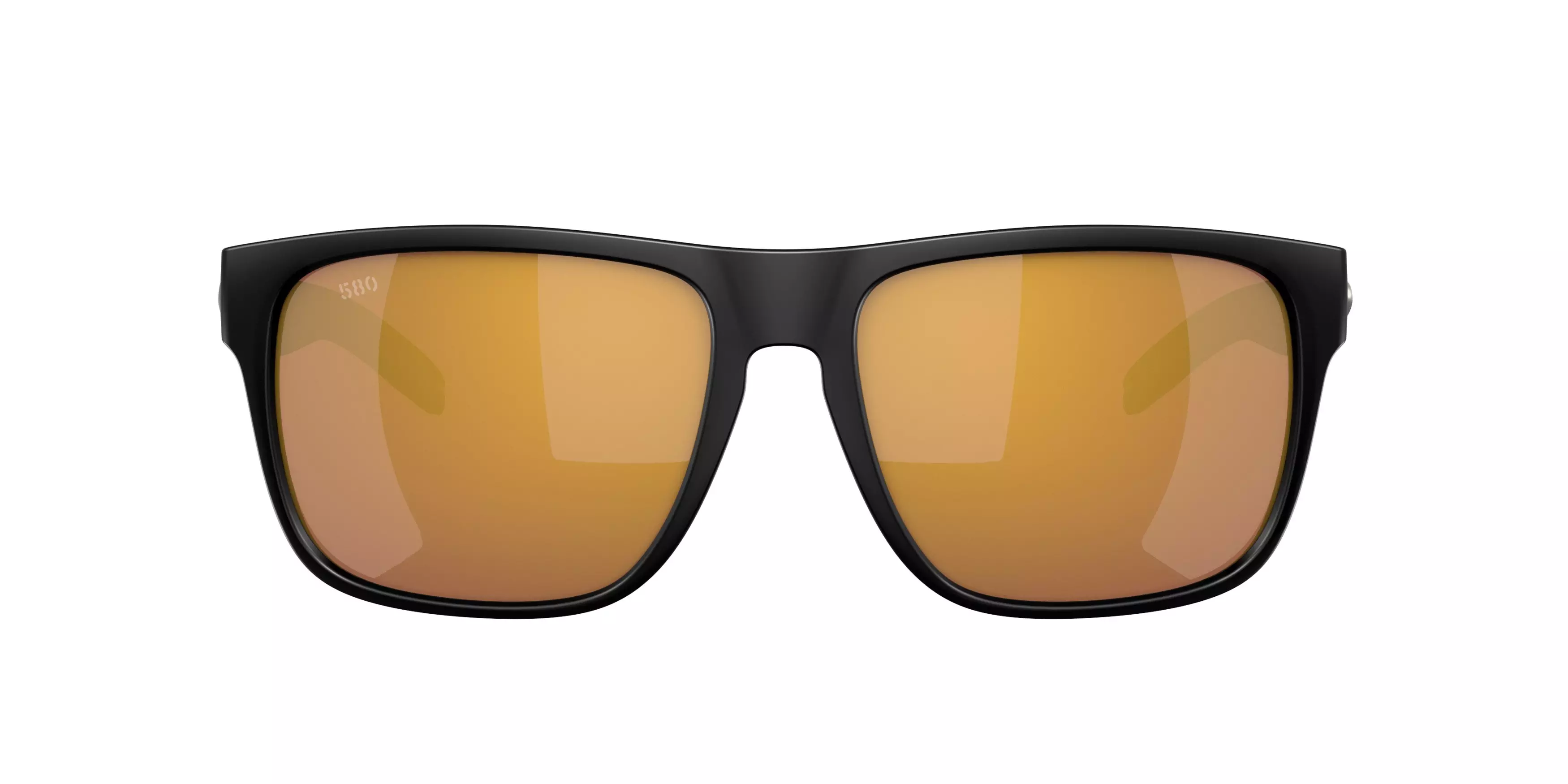 Costa Del Mar Spearo XL Gold Mirror Polarized 580G Matte Black Sunglasses - BLACK/GOLD