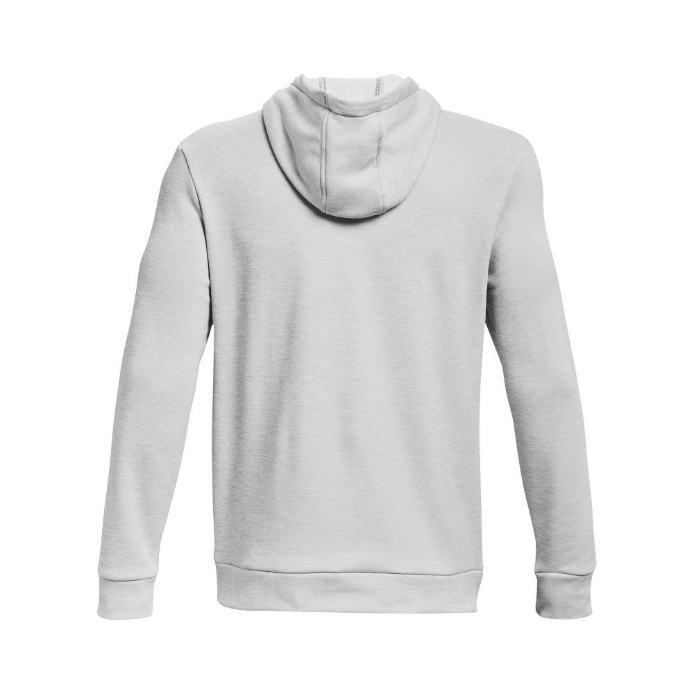 Under Armour Men's Armour Fleece Twist Hoodie - LT GREY Thumbnail View 6