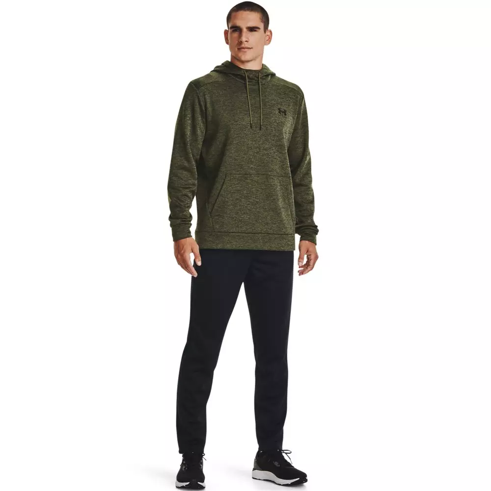Under Armour Men's Armour Fleece Twist Hoodie - DK GREEN