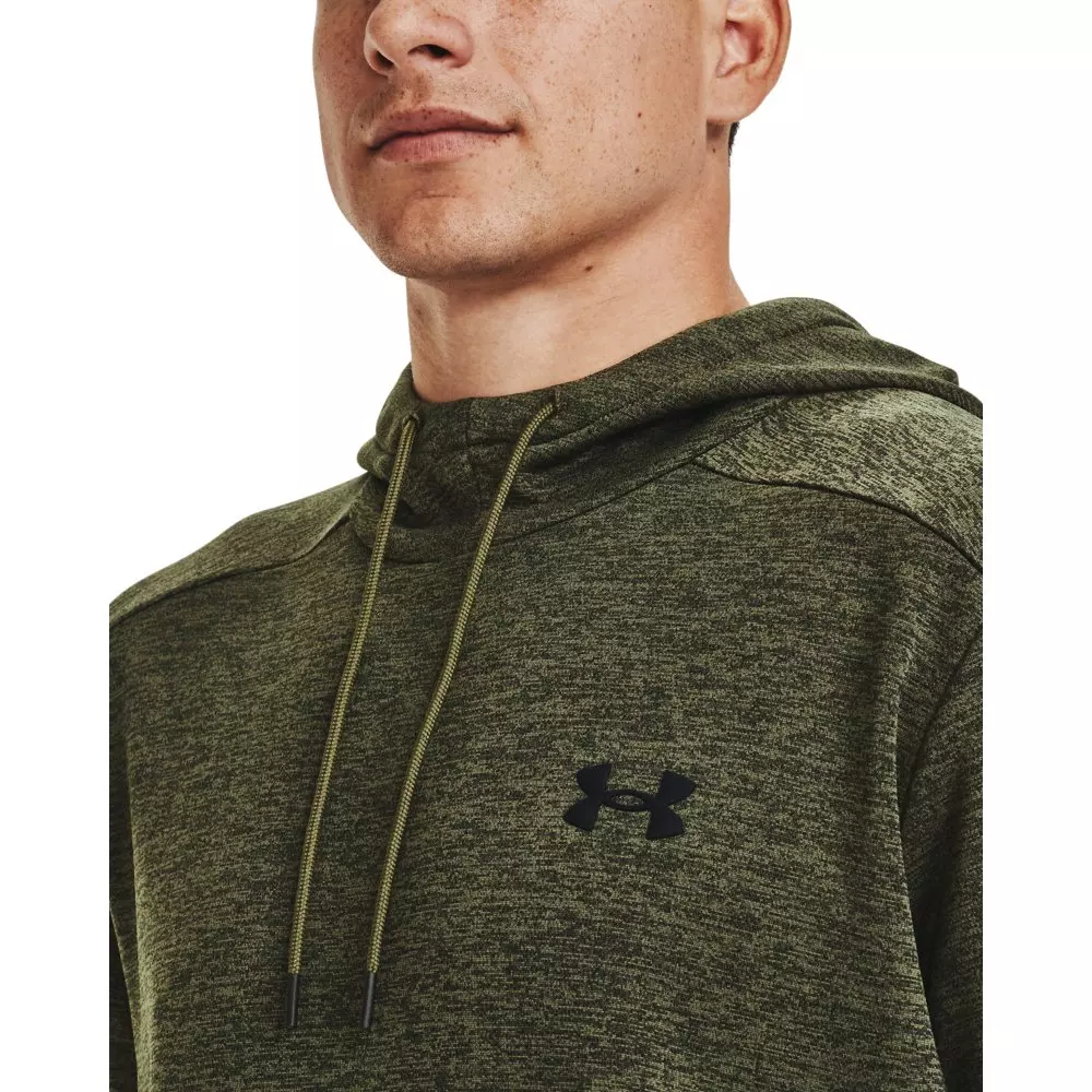Under Armour Men's Armour Fleece Twist Hoodie - DK GREEN