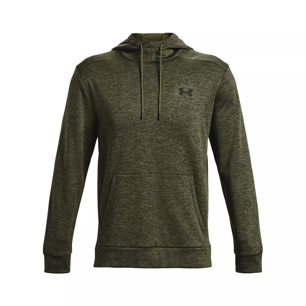 Under Armour Men's Armour Fleece Twist Hoodie - DK GREEN
