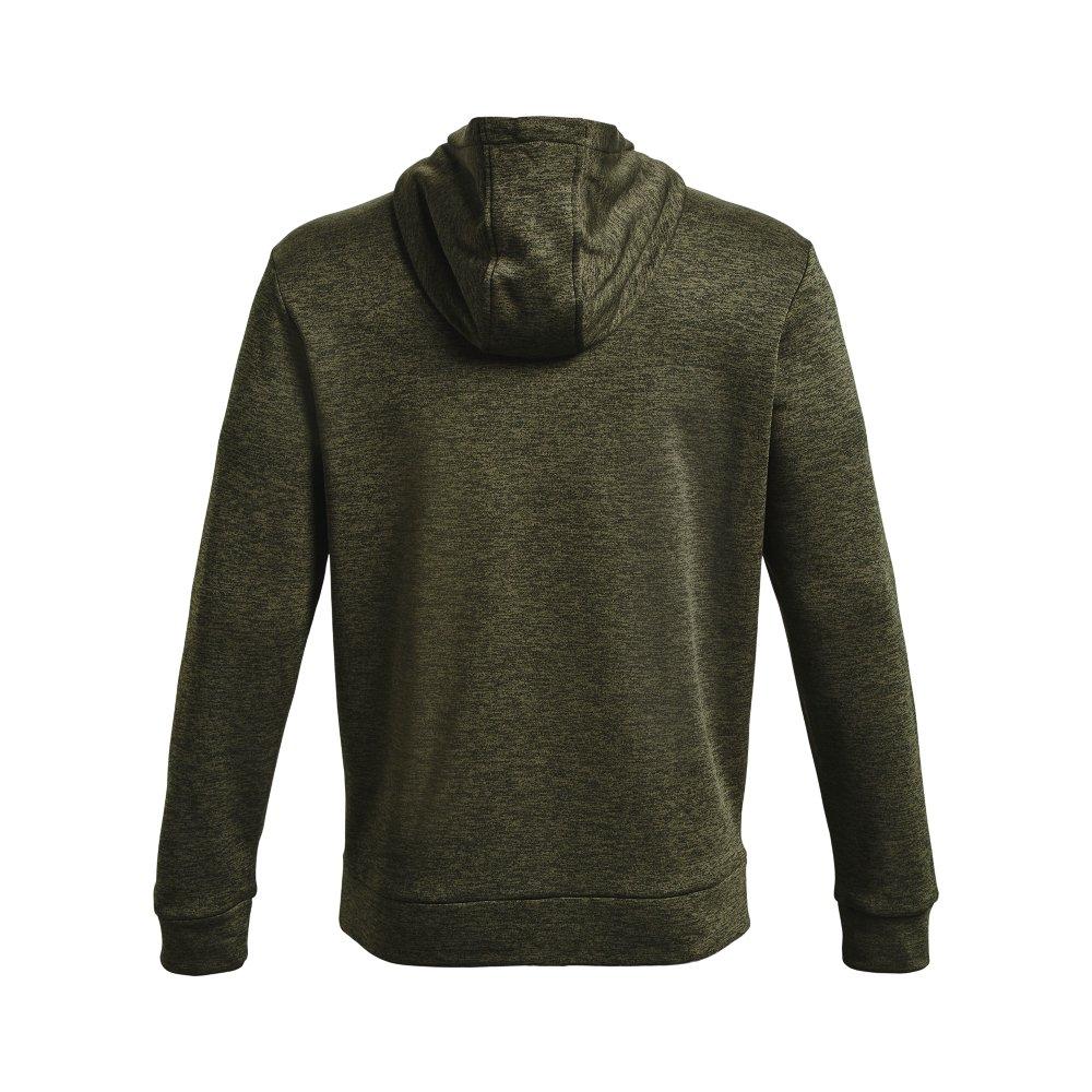 Under Armour Men's Armour Fleece Twist Hoodie - DK GREEN Thumbnail View 6