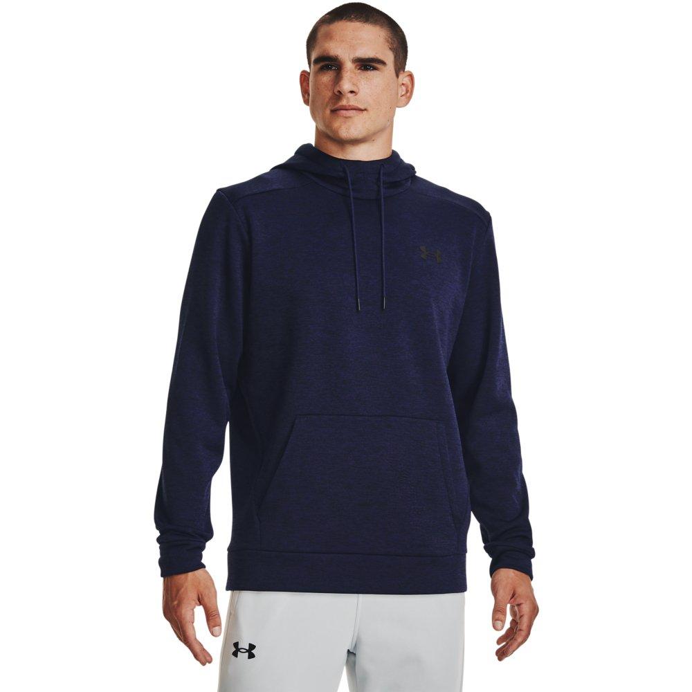 Under Armour Men's Armour Fleece Twist Hoodie - NAVY Thumbnail View 1