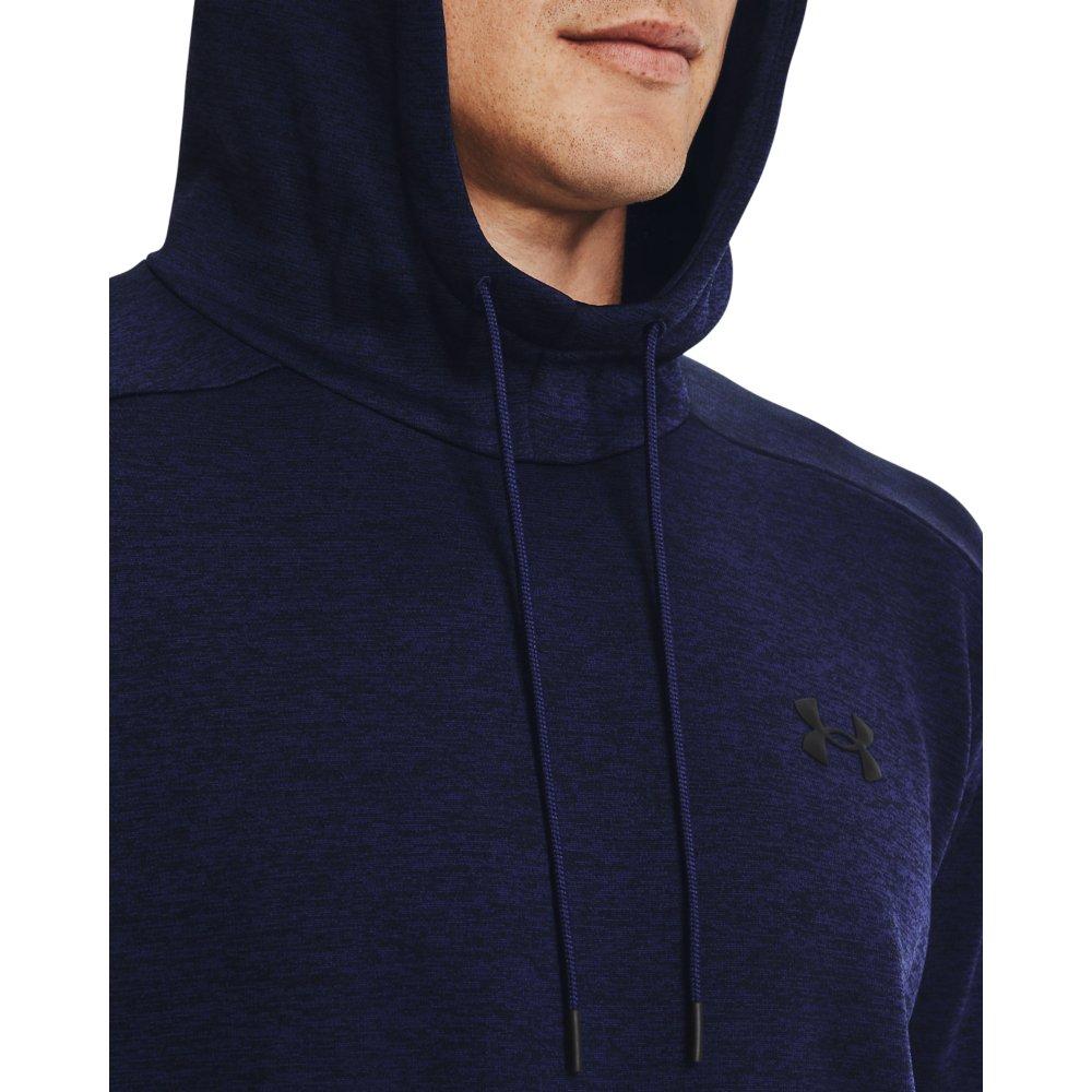 Under Armour Men's Armour Fleece Twist Hoodie - NAVY Thumbnail View 4