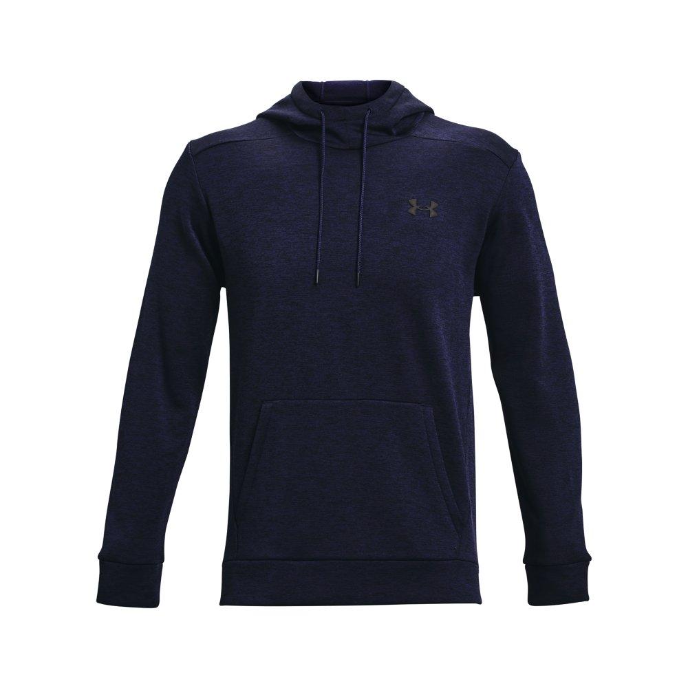 Under Armour Men's Armour Fleece Twist Hoodie - NAVY Thumbnail View 5
