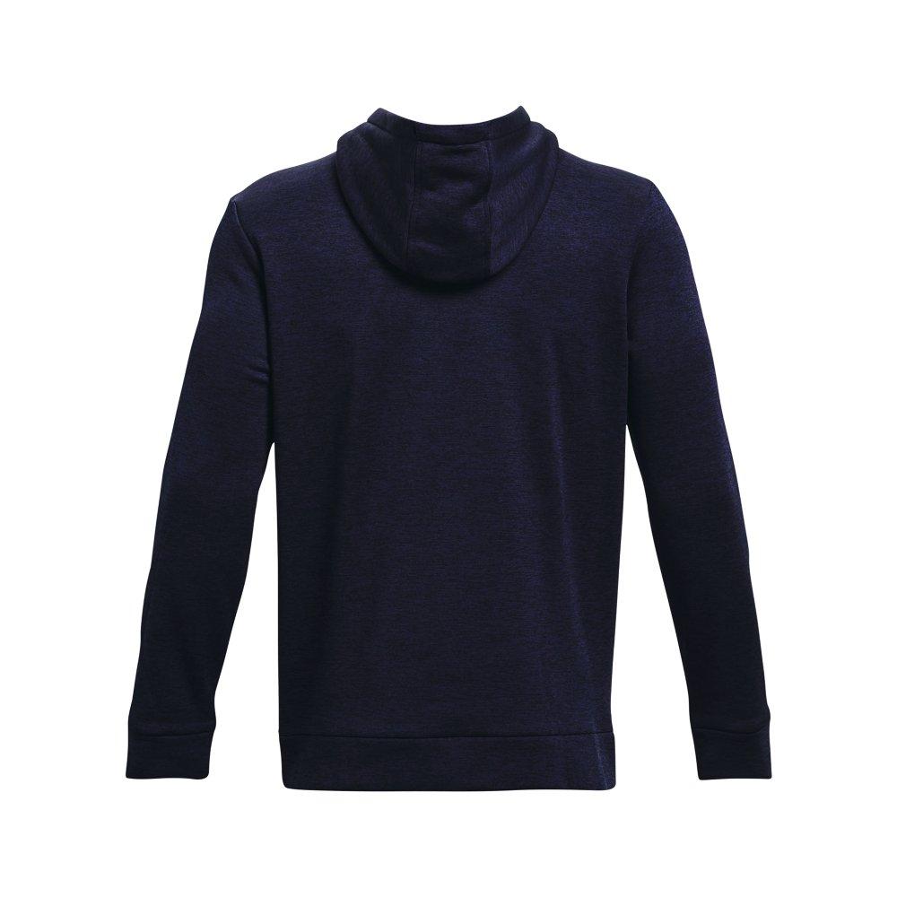 Under Armour Men's Armour Fleece Twist Hoodie - NAVY Thumbnail View 6